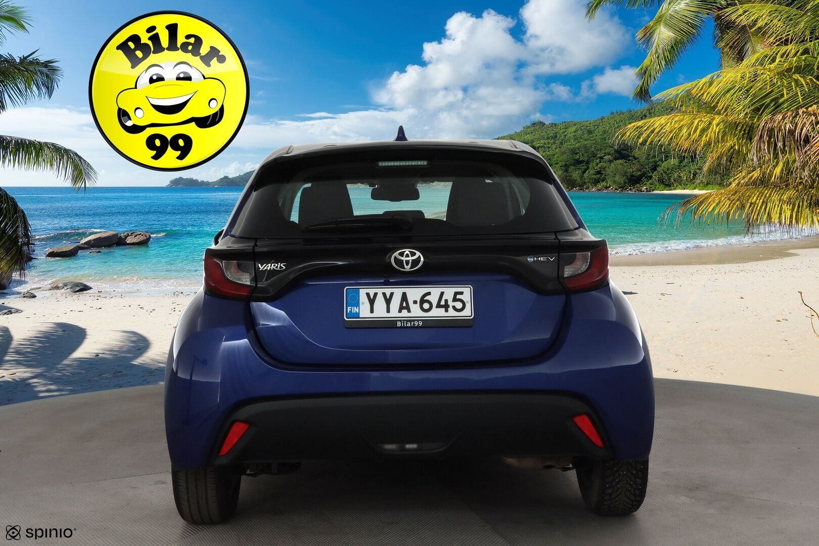 Toyota Yaris 2024 1,5 Hybrid 116 Intense * Suomi-auto / ACC / P.kamera / Apple&Android / Ratinlämmitin * - Kahdet renkaat aluvanteilla / Merkkihuollettu