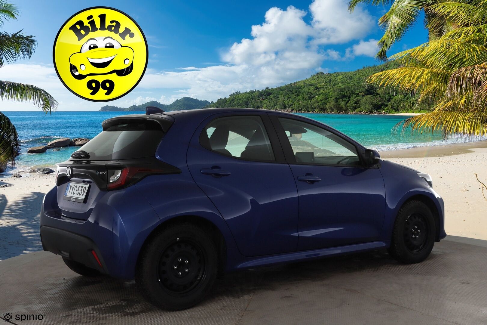 Toyota Yaris 2024 1,5 Hybrid 116 Intense * Suomi-auto / ACC / P.kamera / Kaistavahti / Ratinlämmitin / 2xRenkaat * - Merkkihuollettu - HULLUT JOULUT KORKOTARJOUS 2,49% 