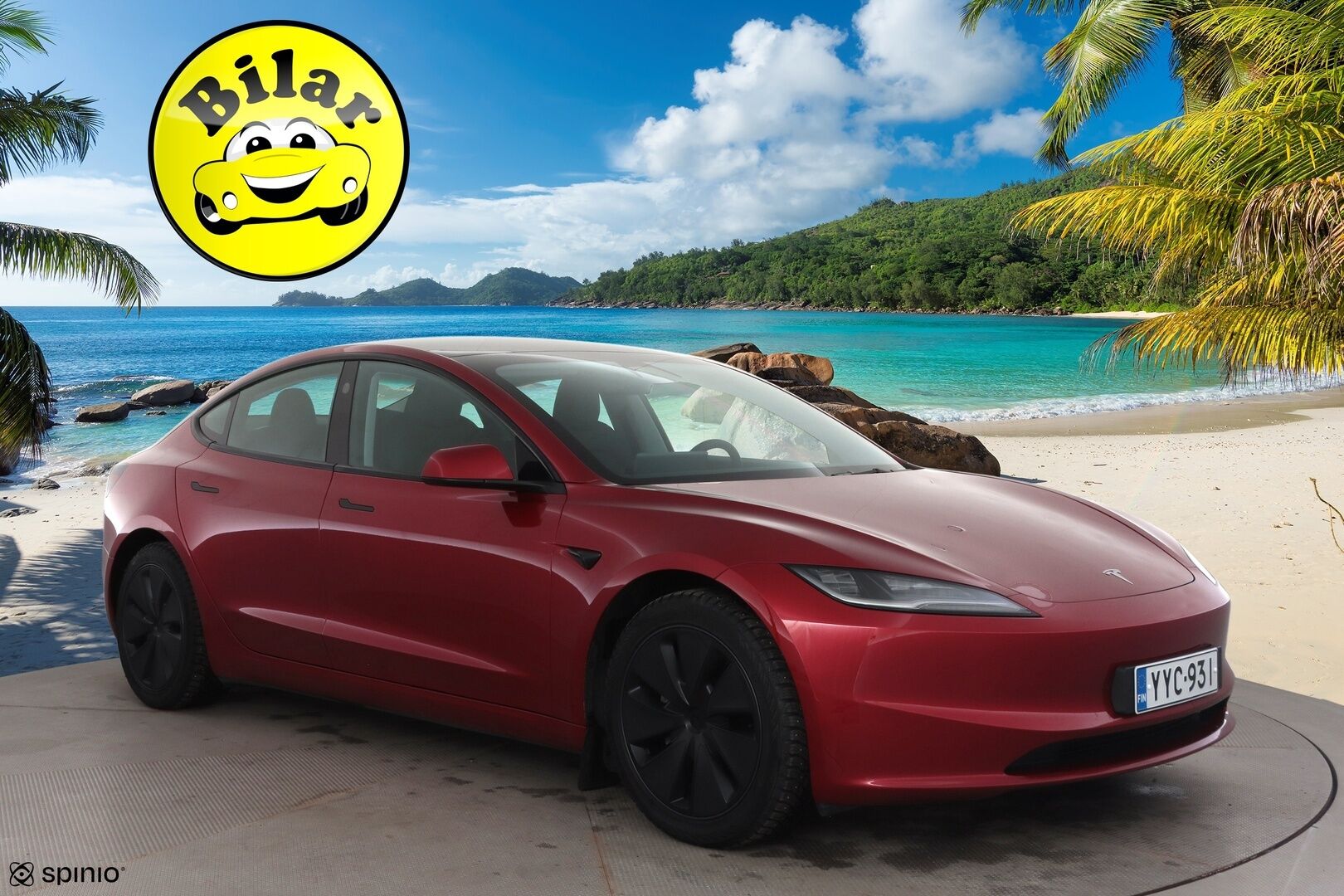 Tesla Model 3 2024 RWD Highland - | ACC | ILP | Ilm. sähkönahat | Takanäyttö | Lasikatto | Muistipenkki | Matrix-LED | Autosteer | BSM | P.kamera | Lämm. rati | 1-om suomiauto | 