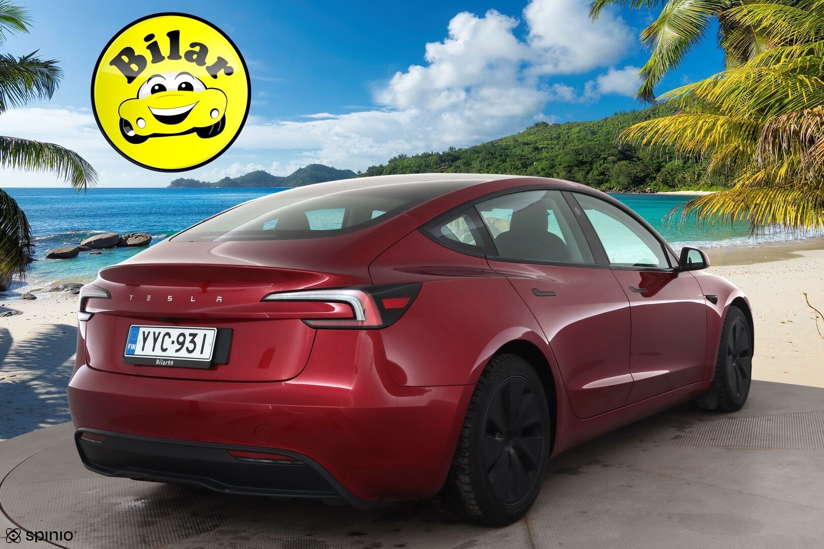 Tesla Model 3 2024 RWD Highland - | ACC | ILP | Ilm. sähkönahat | Takanäyttö | Lasikatto | Muistipenkki | Matrix-LED | Autosteer | BSM | P.kamera | Lämm. rati | 1-om suomiauto | 
