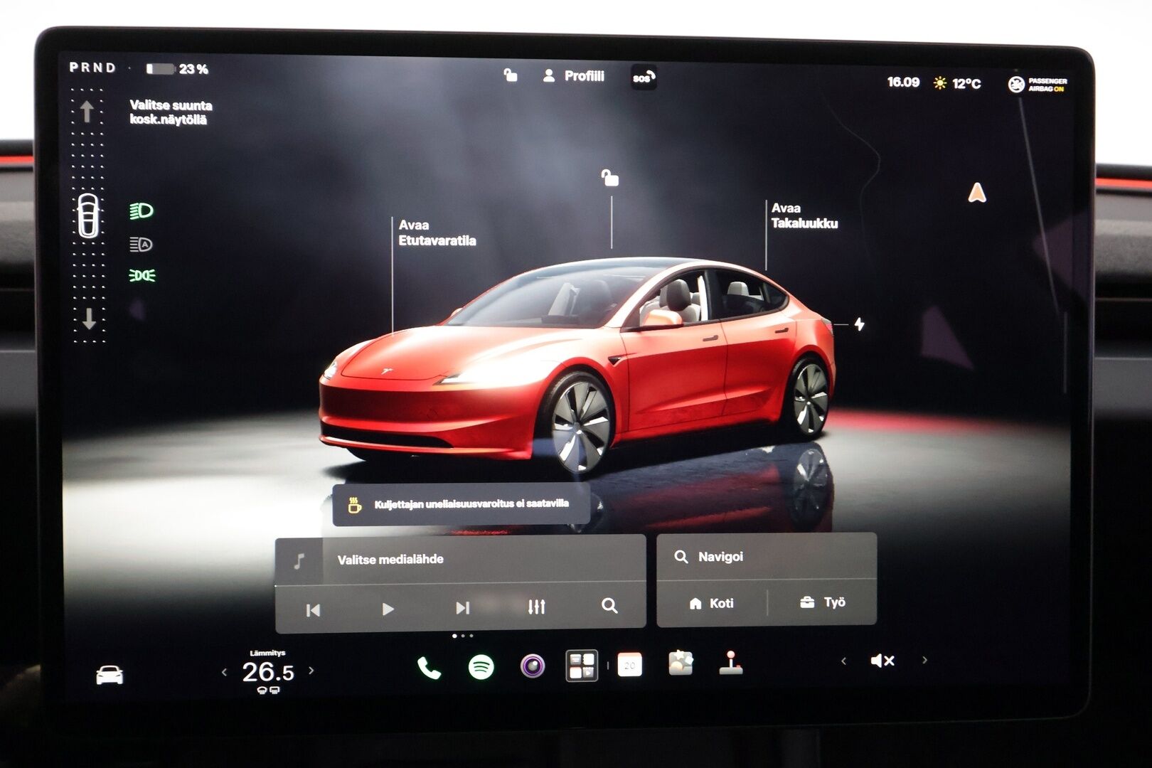 Tesla Model 3 2024 RWD Highland - | ACC | ILP | Ilm. sähkönahat | Takanäyttö | Lasikatto | Muistipenkki | Matrix-LED | Autosteer | BSM | P.kamera | Lämm. rati | 1-om suomiauto | 