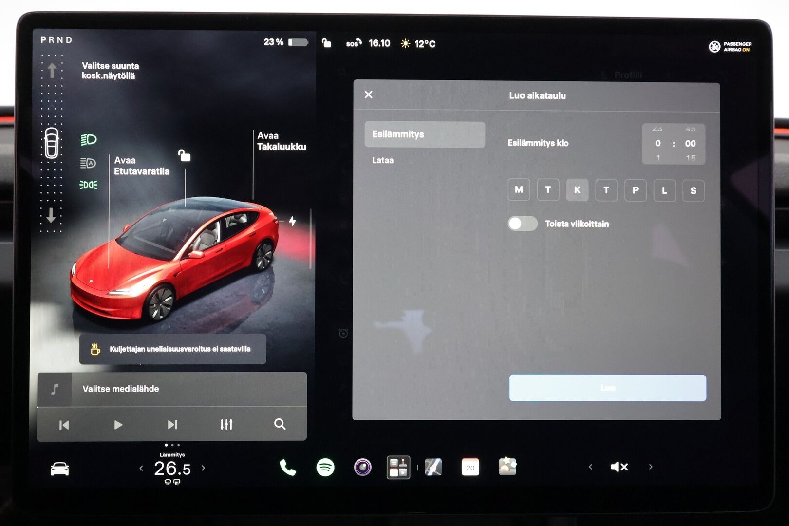 Tesla Model 3 2024 RWD Highland - | ACC | ILP | Ilm. sähkönahat | Takanäyttö | Lasikatto | Muistipenkki | Matrix-LED | Autosteer | BSM | P.kamera | Lämm. rati | 1-om suomiauto | 