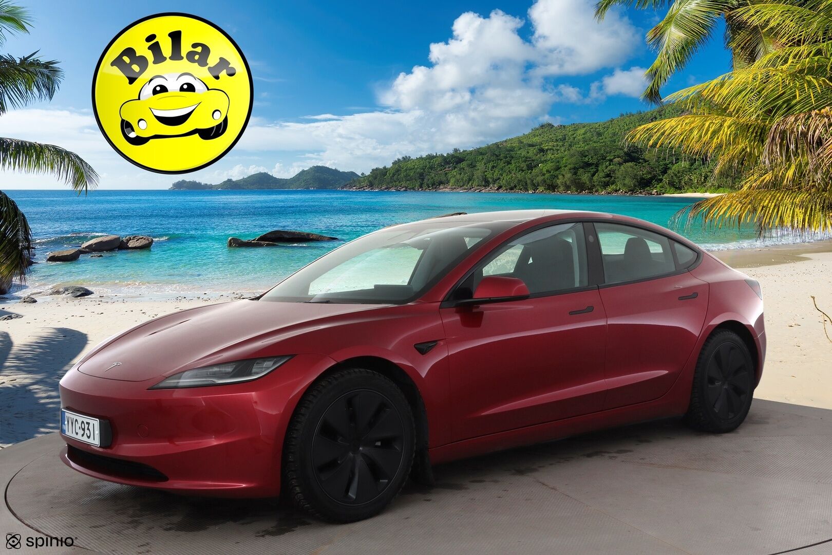 Tesla Model 3 2024 RWD Highland - | ACC | ILP | Ilm. sähkönahat | Takanäyttö | Lasikatto | Muistipenkki | Matrix-LED | Autosteer | BSM | P.kamera | Lämm. rati | 1-om suomiauto | 