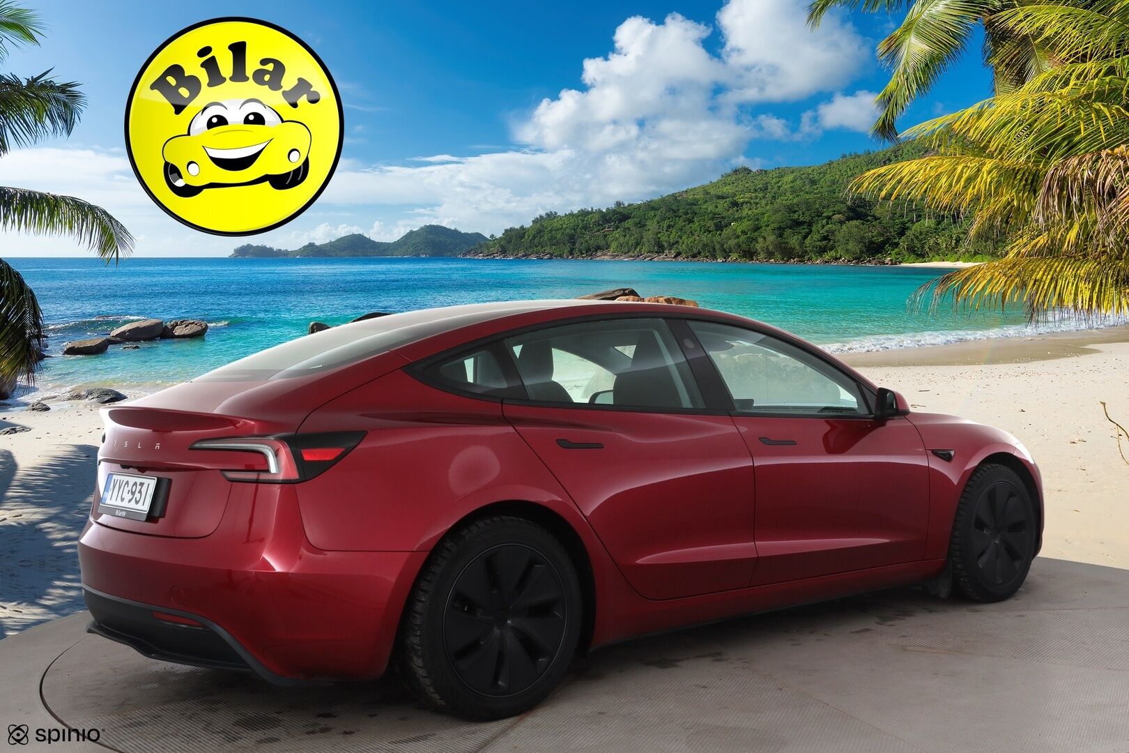 Tesla Model 3 2024 RWD Highland - | ACC | ILP | Ilm. sähkönahat | Takanäyttö | Lasikatto | Muistipenkki | Matrix-LED | Autosteer | BSM | P.kamera | Lämm. rati | 1-om suomiauto | 