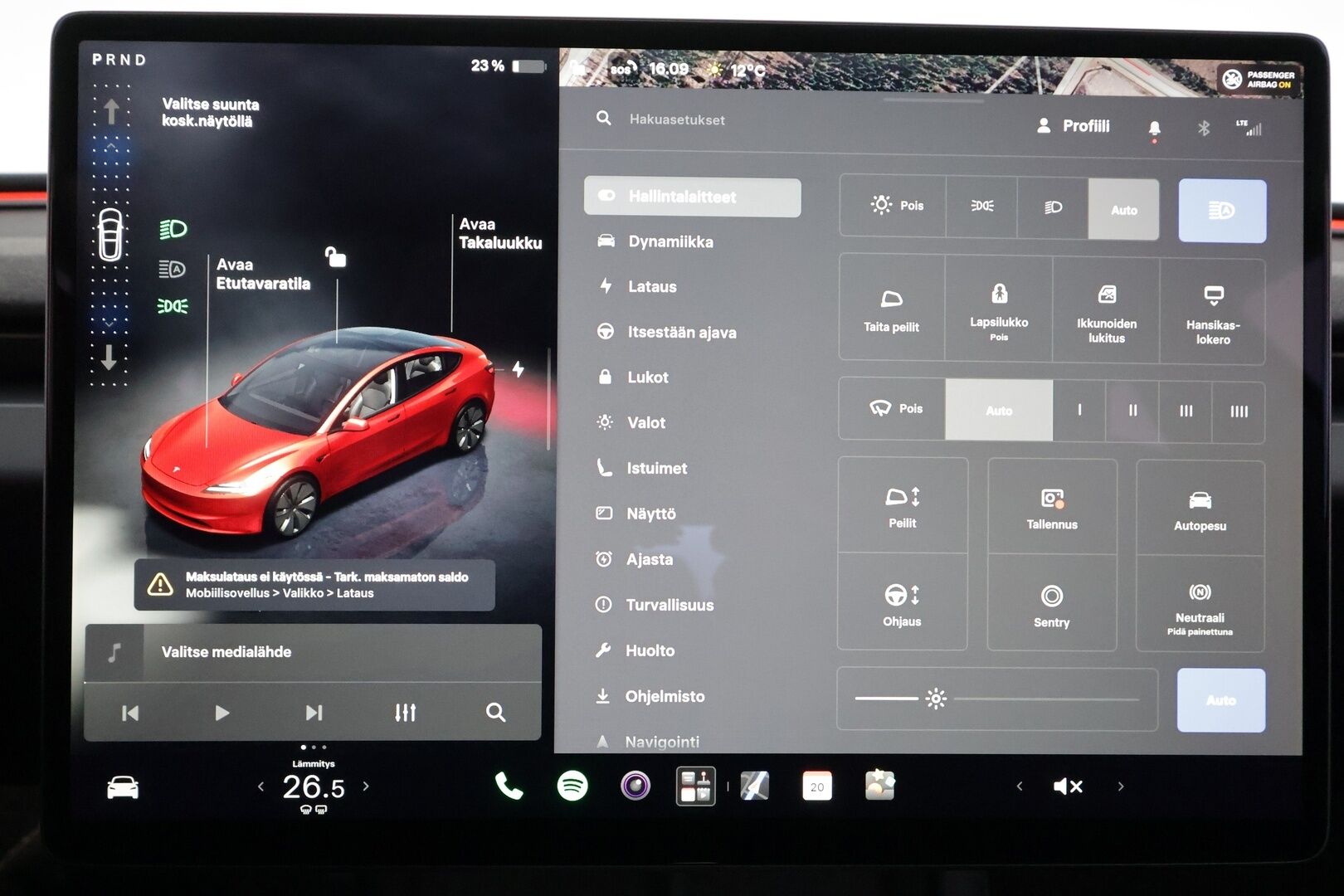 Tesla Model 3 2024 RWD Highland - | ACC | ILP | Ilm. sähkönahat | Takanäyttö | Lasikatto | Muistipenkki | Matrix-LED | Autosteer | BSM | P.kamera | Lämm. rati | 1-om suomiauto | 
