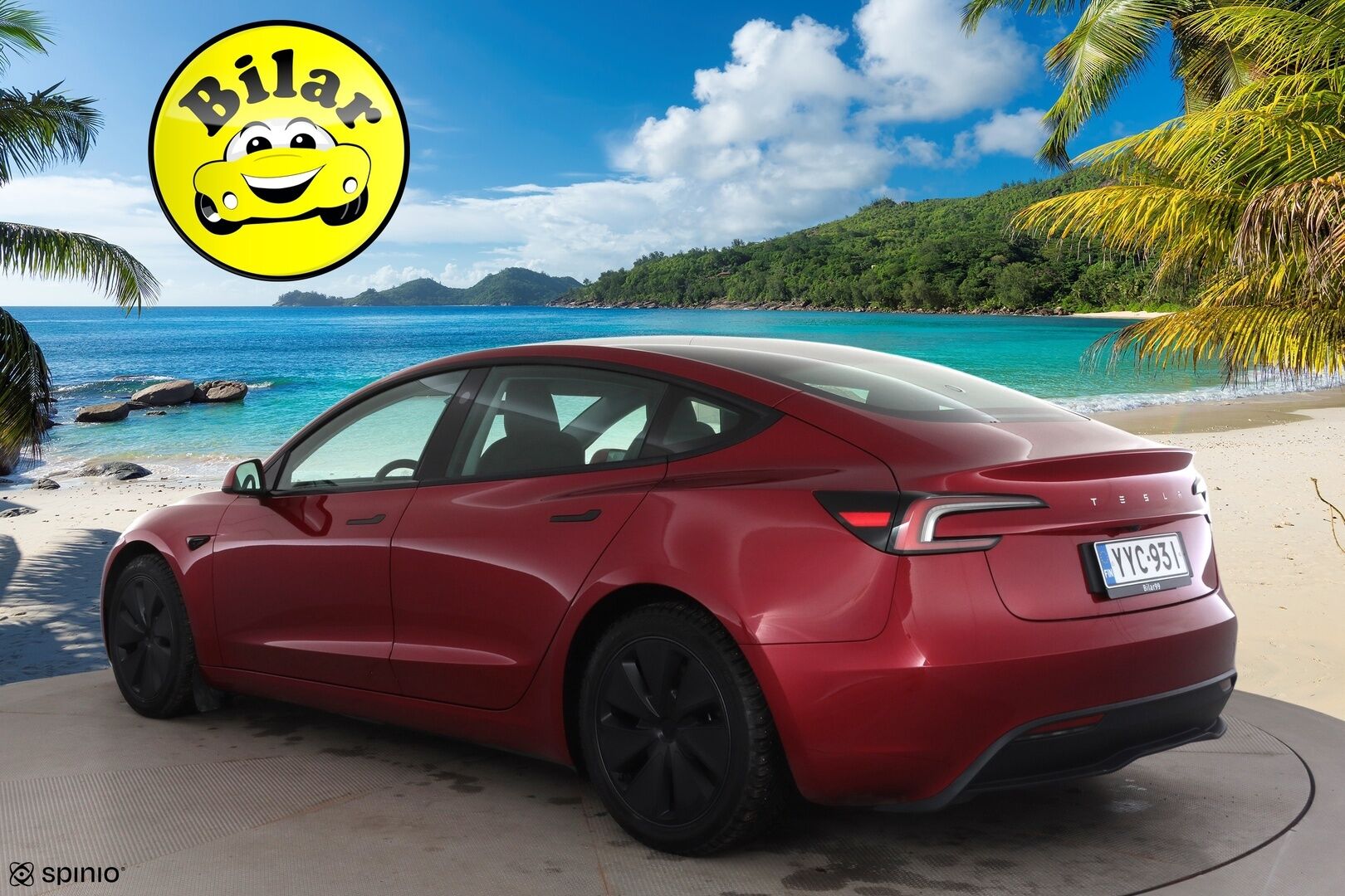 Tesla Model 3 2024 RWD Highland - | ACC | ILP | Ilm. sähkönahat | Takanäyttö | Lasikatto | Muistipenkki | Matrix-LED | Autosteer | BSM | P.kamera | Lämm. rati | 1-om suomiauto | 