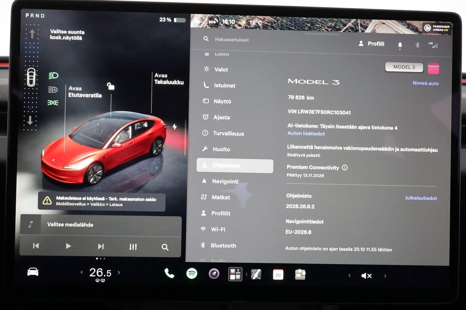 Tesla Model 3 2024 RWD Highland - | ACC | ILP | Ilm. sähkönahat | Takanäyttö | Lasikatto | Muistipenkki | Matrix-LED | Autosteer | BSM | P.kamera | Lämm. rati | 1-om suomiauto | 