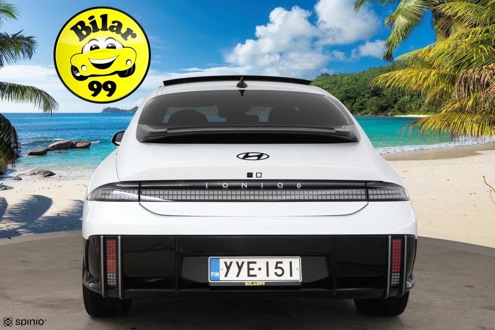 Hyundai IONIQ 6 2023 77 kWh 325 hv AWD First Edition / Adapt.vakkari / LED / BOSE / Lasikattoluukku / 360° Kamera / HUD - Hyvillä varusteilla / SoH: 97,5% - HULLU BLACKWEEK KORKOTARJOUS 2,49%