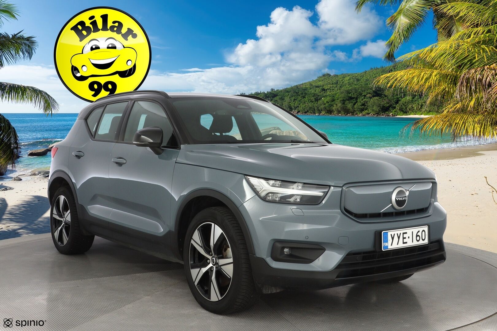 Volvo XC40 2022 P6 Recharge *Lämpöpumppu / Acc / LED-valot / Kamera / Sporttipenkki Muistilla* - Seuraava huolto vasta 7/2026 / 2x Volvon aluvanteet / 