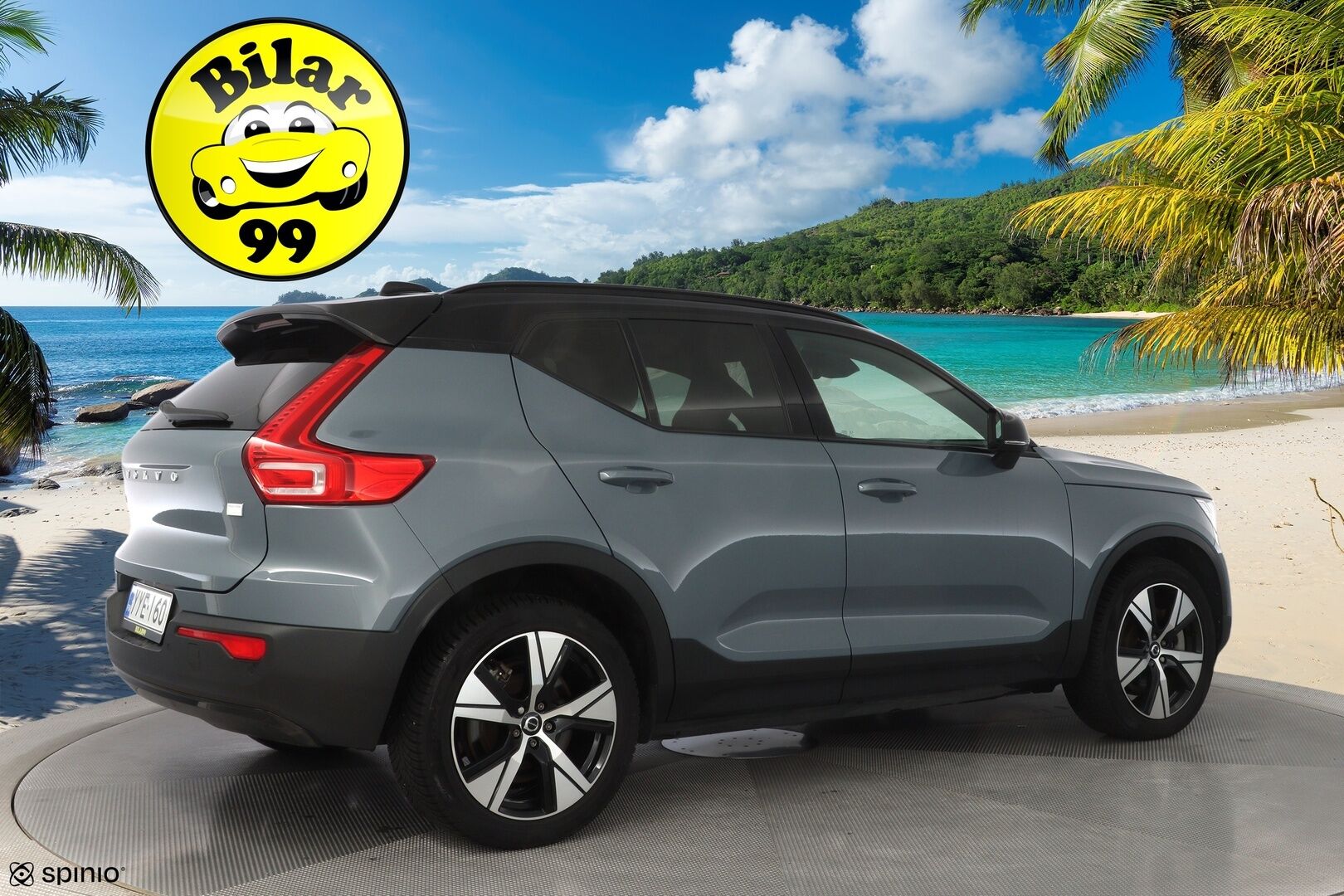 Volvo XC40 2022 P6 Recharge Single Plus Aut. *Lämpöpumppu / ACC / LED-valot / Kamera / Sporttipenkki Muistilla* - KATSO KAMPANJAHINTA! / SoH 92.1% / Seuraava huolto vasta 7/2026 / Kahdet Volvon alumiinivanteet / Merkkihuollot / Puhdas Vertical - Osta nyt, maksa vasta ensi vuonna