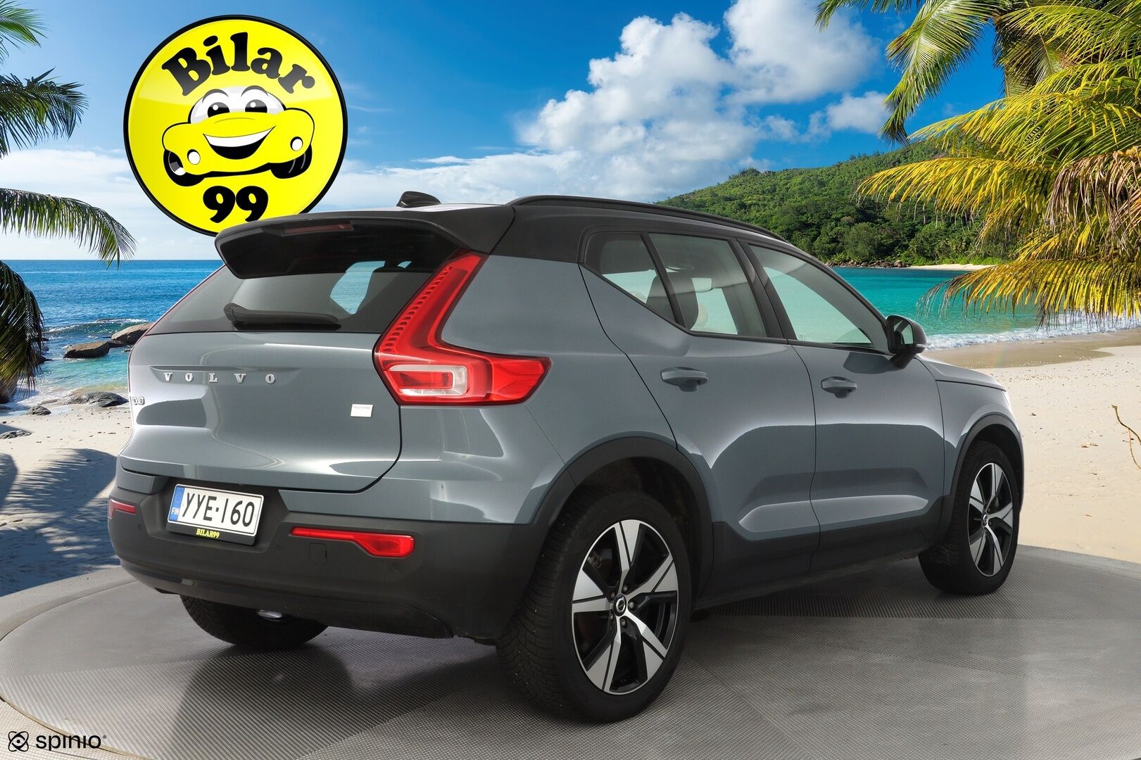 Volvo XC40 2022 P6 Recharge *Lämpöpumppu / Acc / LED-valot / Kamera / Sporttipenkki Muistilla* - Seuraava huolto vasta 7/2026 / 2x Volvon aluvanteet / 