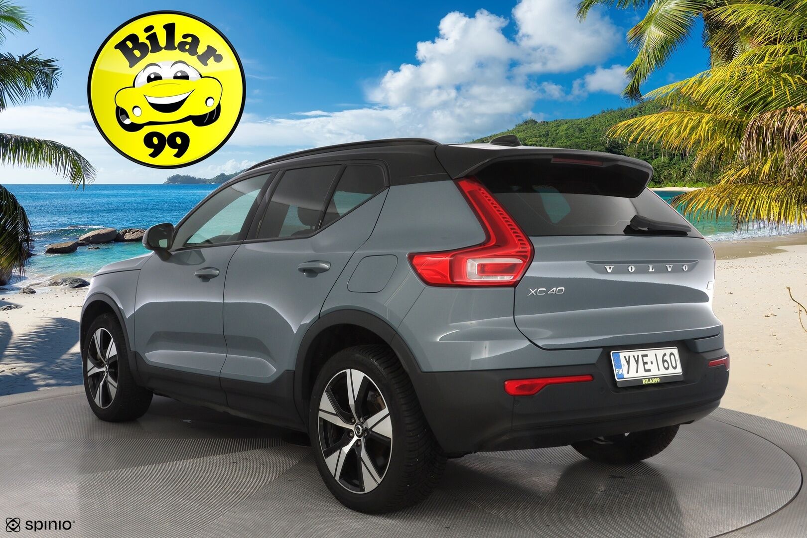Volvo XC40 2022 P6 Recharge Single Plus Aut. *Lämpöpumppu / ACC / LED-valot / Kamera / Sporttipenkki Muistilla* - SoH 92.1% / Seuraava huolto vasta 7/2026 / Kahdet Volvon alumiinivanteet / Merkkihuollot / Puhdas Vertical