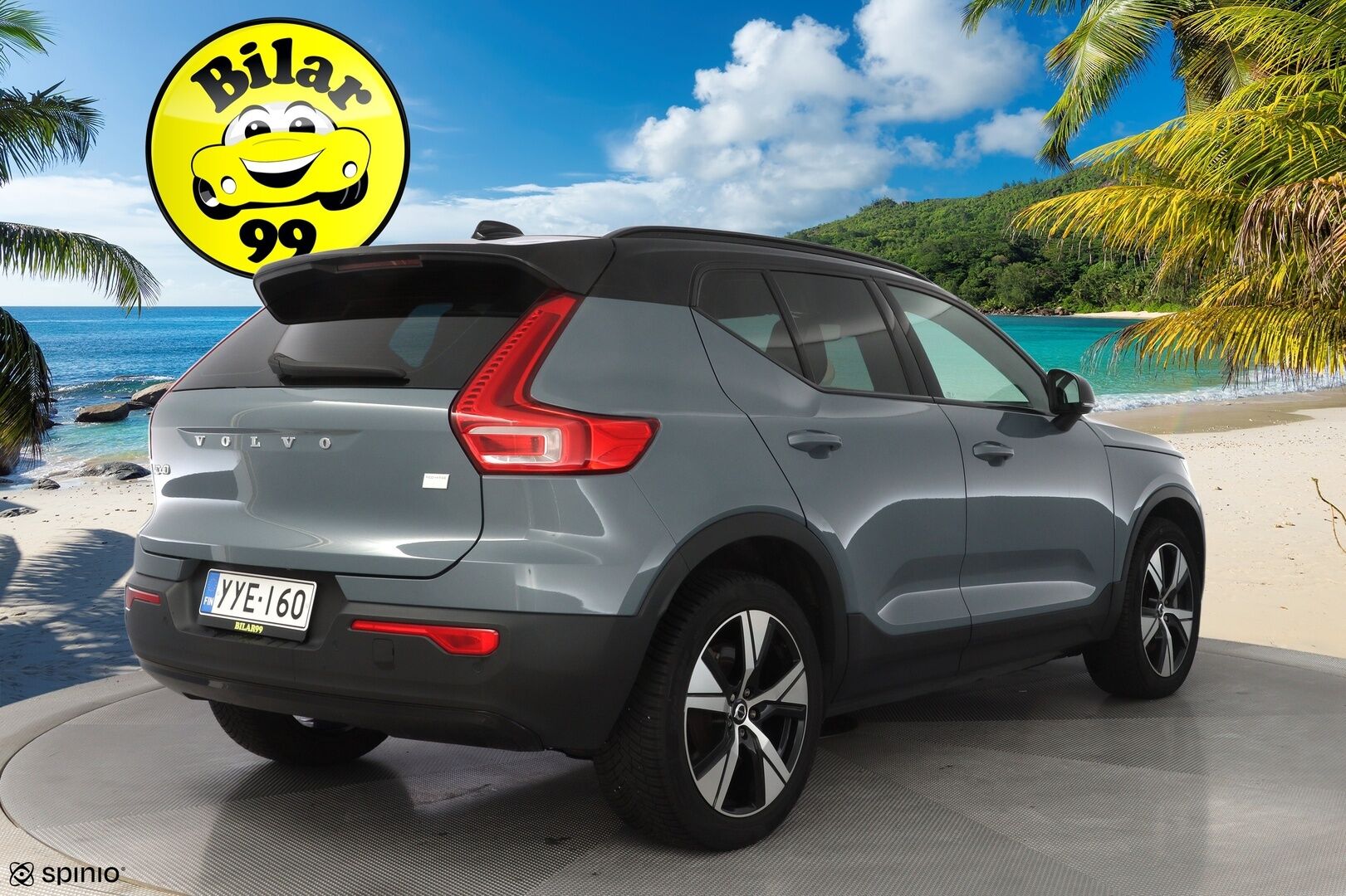 Volvo XC40 2022 P6 Recharge Single Plus Aut. *Lämpöpumppu / ACC / LED-valot / Kamera / Sporttipenkki Muistilla* - KATSO KAMPANJAHINTA! / SoH 92.1% / Seuraava huolto vasta 7/2026 / Kahdet Volvon alumiinivanteet / Merkkihuollot / Puhdas Vertical - Osta nyt, maksa vasta ensi vuonna