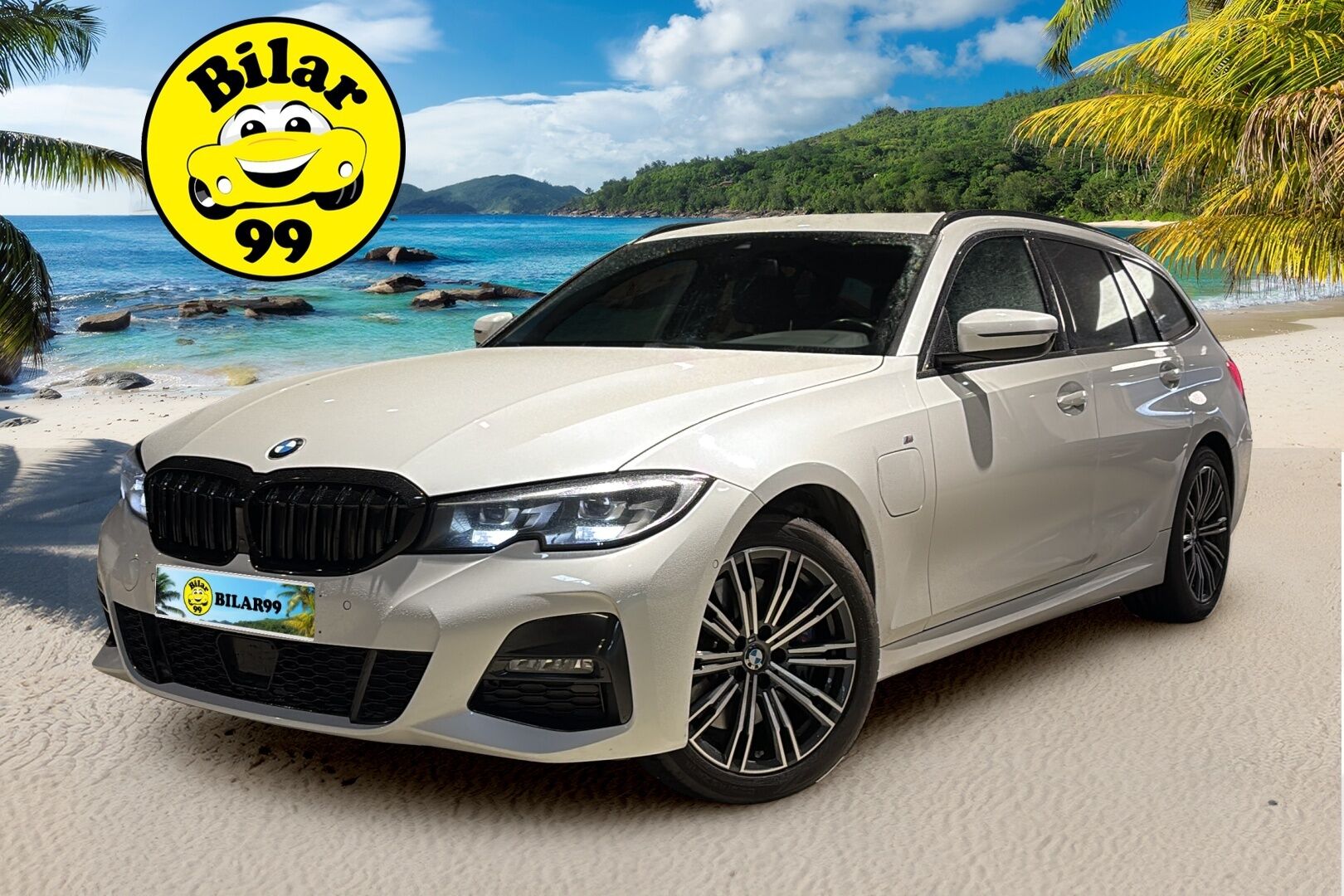 BMW 330 2021 G21 Touring 330e xDrive Business M Sport - Adapt.Vakkari | HiFi | Vetokoukku | Nahka-Alcantara / Peruutuskamera | Muistipenkki | Comfort Access | Ratinlämmitin | Juuri saapunut!