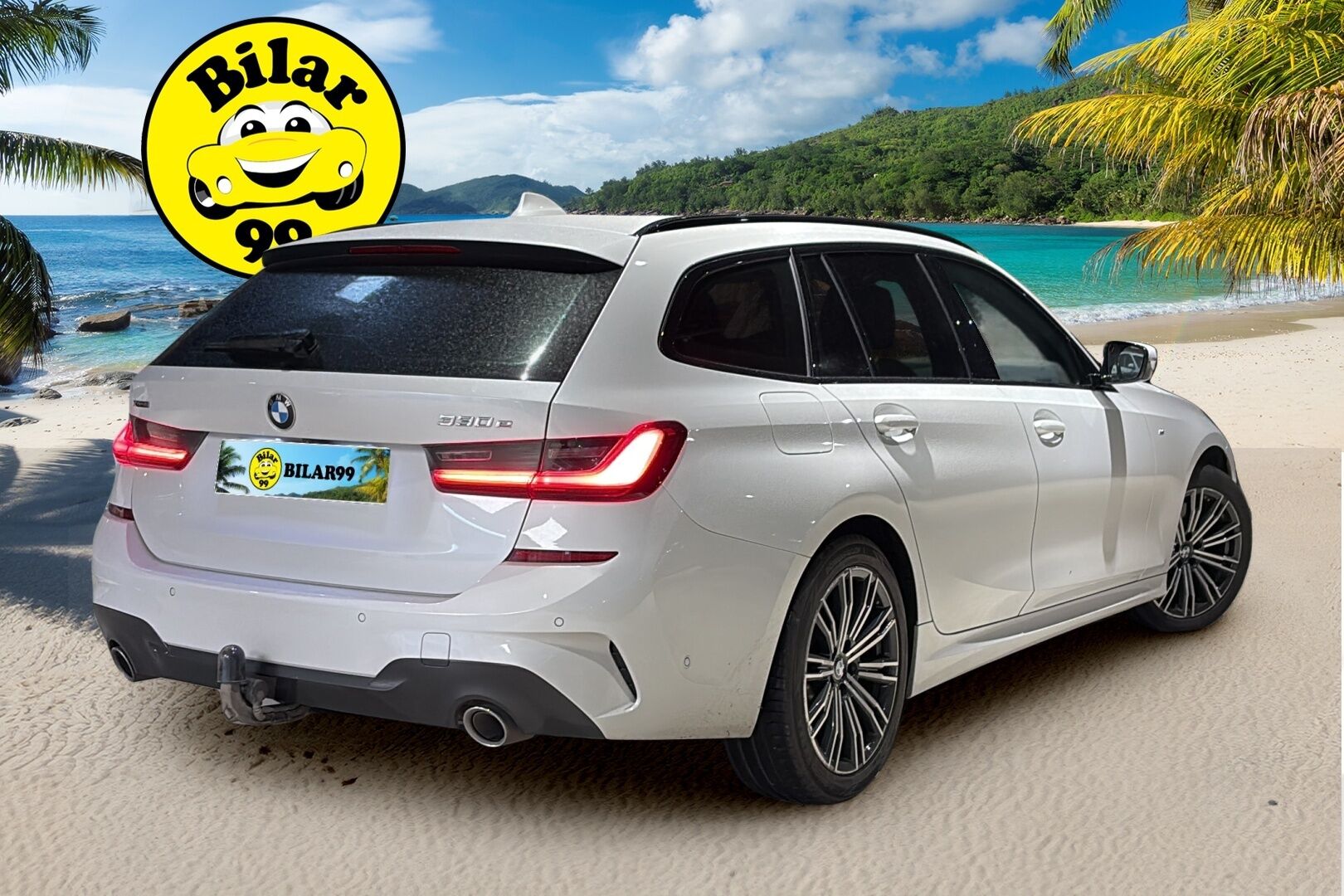 BMW 330 2021 G21 Touring 330e xDrive Business M Sport - Adapt.Vakkari | HiFi | Vetokoukku | Nahka-Alcantara / Peruutuskamera | Muistipenkki | Comfort Access | Ratinlämmitin | Juuri saapunut!