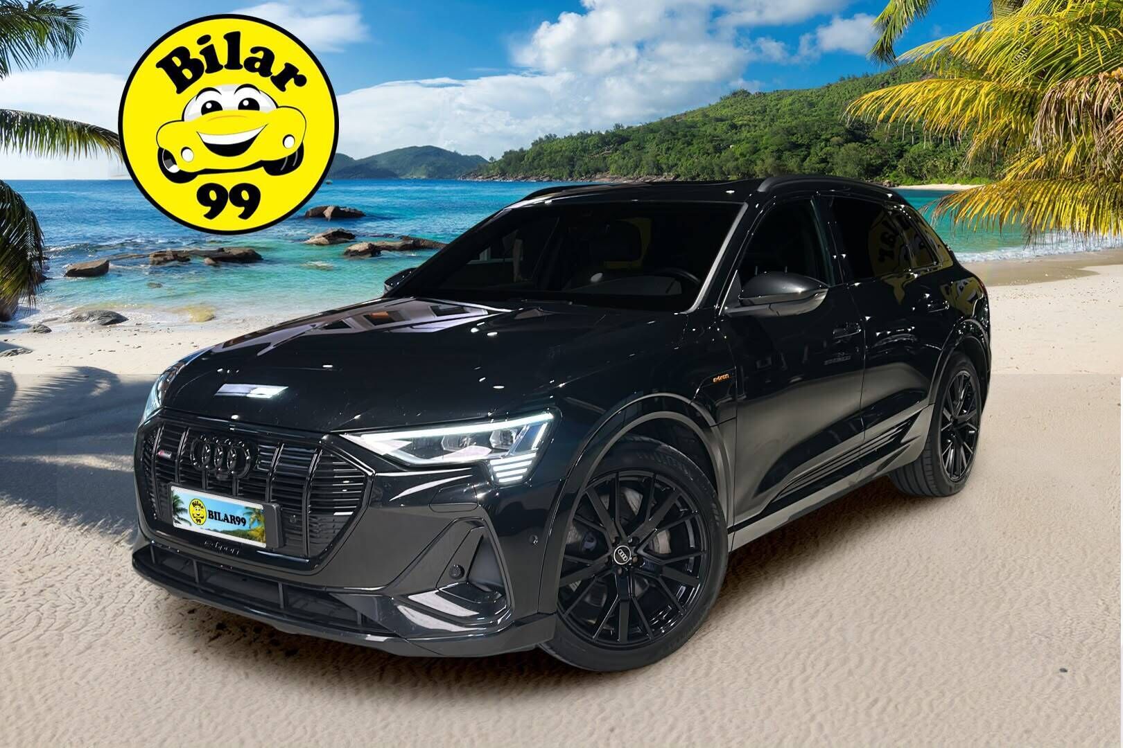 Audi e-tron 2022 95 kWh, S line 55 quattro - Black-Optic | Vetokoukku | ACC | Bang&Olufsen | Panoraama | 360-Kamera | Ilma-Alusta | Matrix-LED | Sähköluukku | BLIS 
