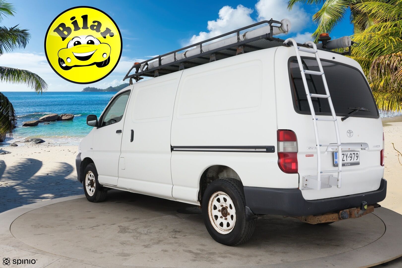 Toyota Hiace 2011 2,5 D-4D 4WD 117 5ov pitkä - Suomi-Auto | Vakkari | Läpijuostava | Invertteri | Juuri Leimattu!