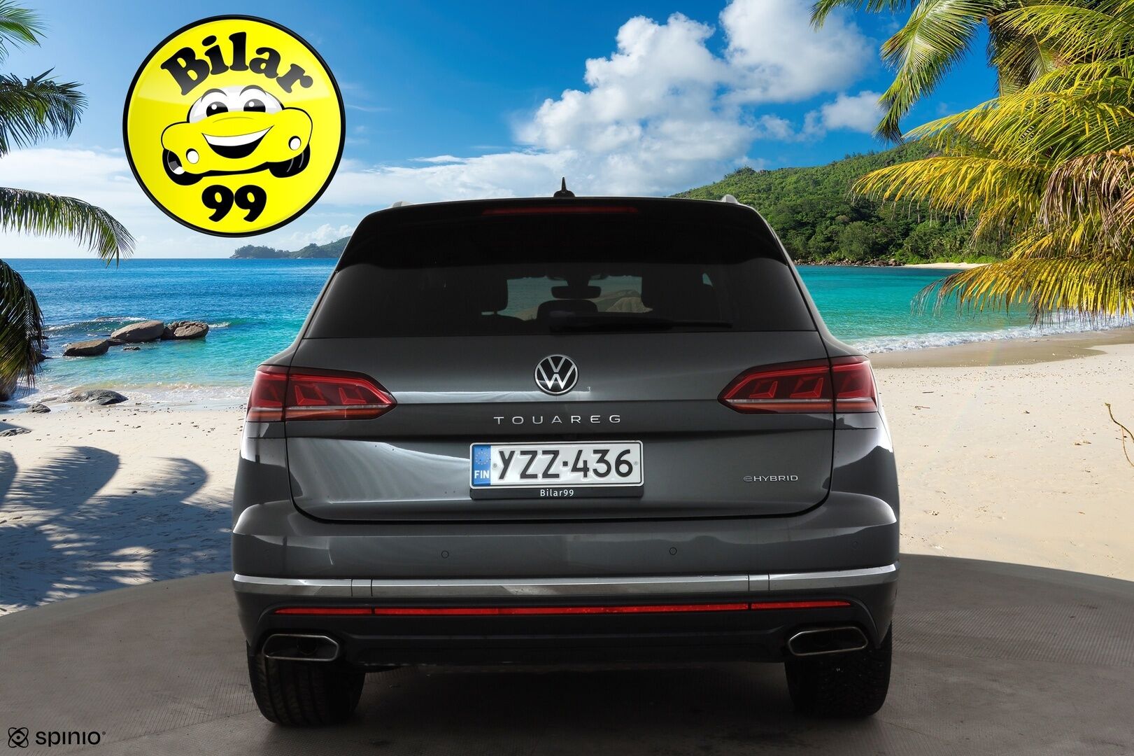 Volkswagen Touareg 2021 3,0 V6 eHybrid 280kW 4MOTION Tiptronic * ACC / 360° / HUD / Panorama / IQ.Light / Muistipenkki / Nahat * - Kahdet renkaat aluvanteilla