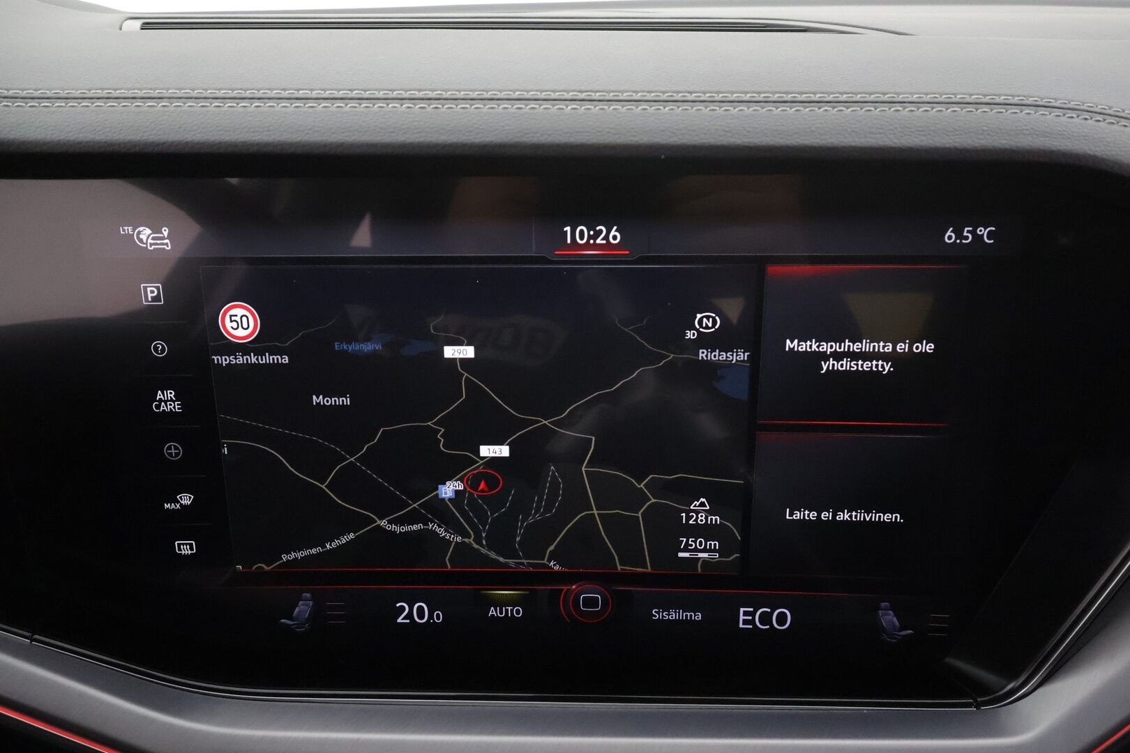 Volkswagen Touareg 2021 3,0 V6 eHybrid 280kW 4MOTION Tiptronic * ACC / 360° / HUD / Panorama / IQ.Light / Muistipenkki / Nahat * - Kahdet renkaat aluvanteilla