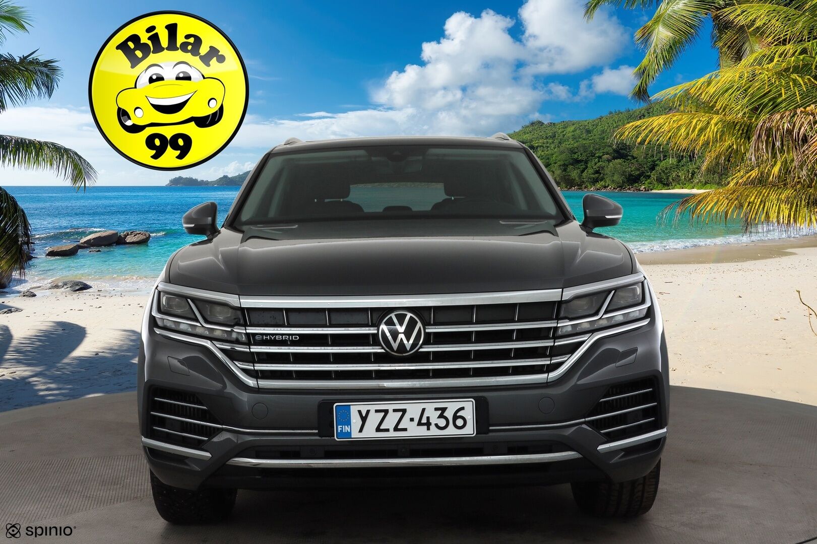 Volkswagen Touareg 2021 3,0 V6 eHybrid 280kW 4MOTION Tiptronic * ACC / 360° / HUD / Panorama / IQ.Light / Muistipenkki / Nahat * - Kahdet renkaat aluvanteilla