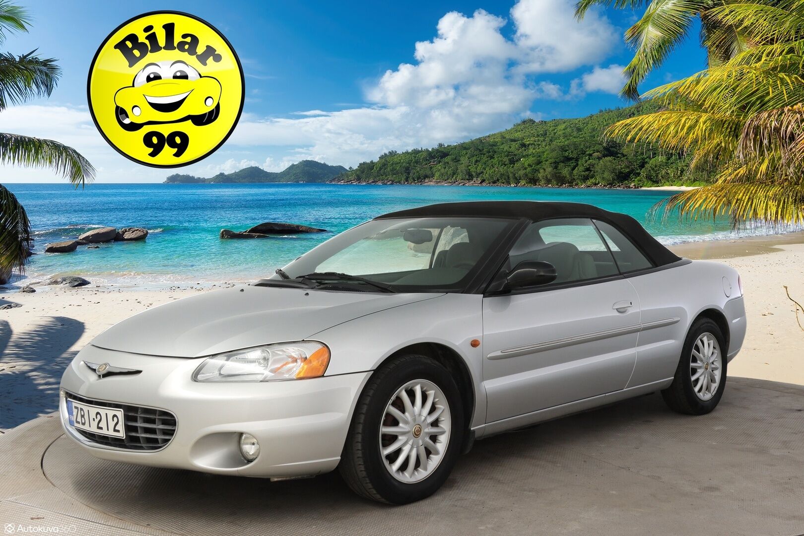 Chrysler Sebring 2002 2,7 V6 A4 Cabrio Limited Autostick * Myydään huutokaupat.com- sivustolla / 2x renkaat / Siisti / Vähän ajettu!* - * Harvoin tarjolla! / Vähän ajettu yksilö!*