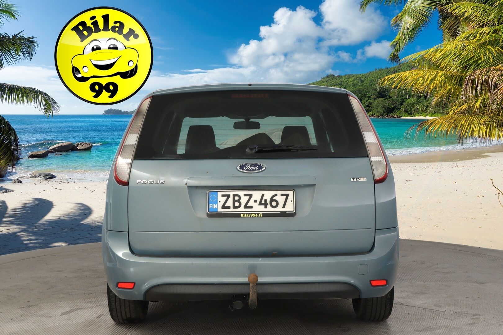 Ford Focus 2008 1,6 TDCi 90hv Trend M5 Wagon *Myydään Huutokaupat.com* - *LEIMA 05/26 / 2x Renkaat / Koukku*