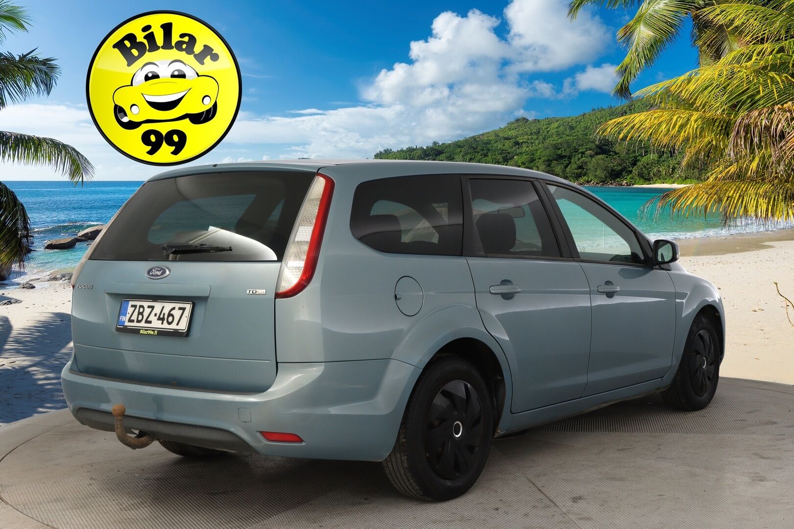 Ford Focus 2008 1,6 TDCi 90hv Trend M5 Wagon *Myydään Huutokaupat.com* - *LEIMA 05/26 / 2x Renkaat / Koukku*