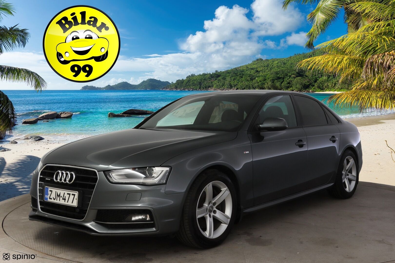 Audi A4 2013 Sedan LE 2,0 TFSI 155 kW quattro S tronic S-Line * Sporttipenkit / Vetokoukku / Navi / S-Line sisä- ja ulkopaketti * - * Suomi-auto / Hyvin huollettu / 2x Renkaat ja aluvanteet / Lohkolämmitin ja sisätilalämmitin *