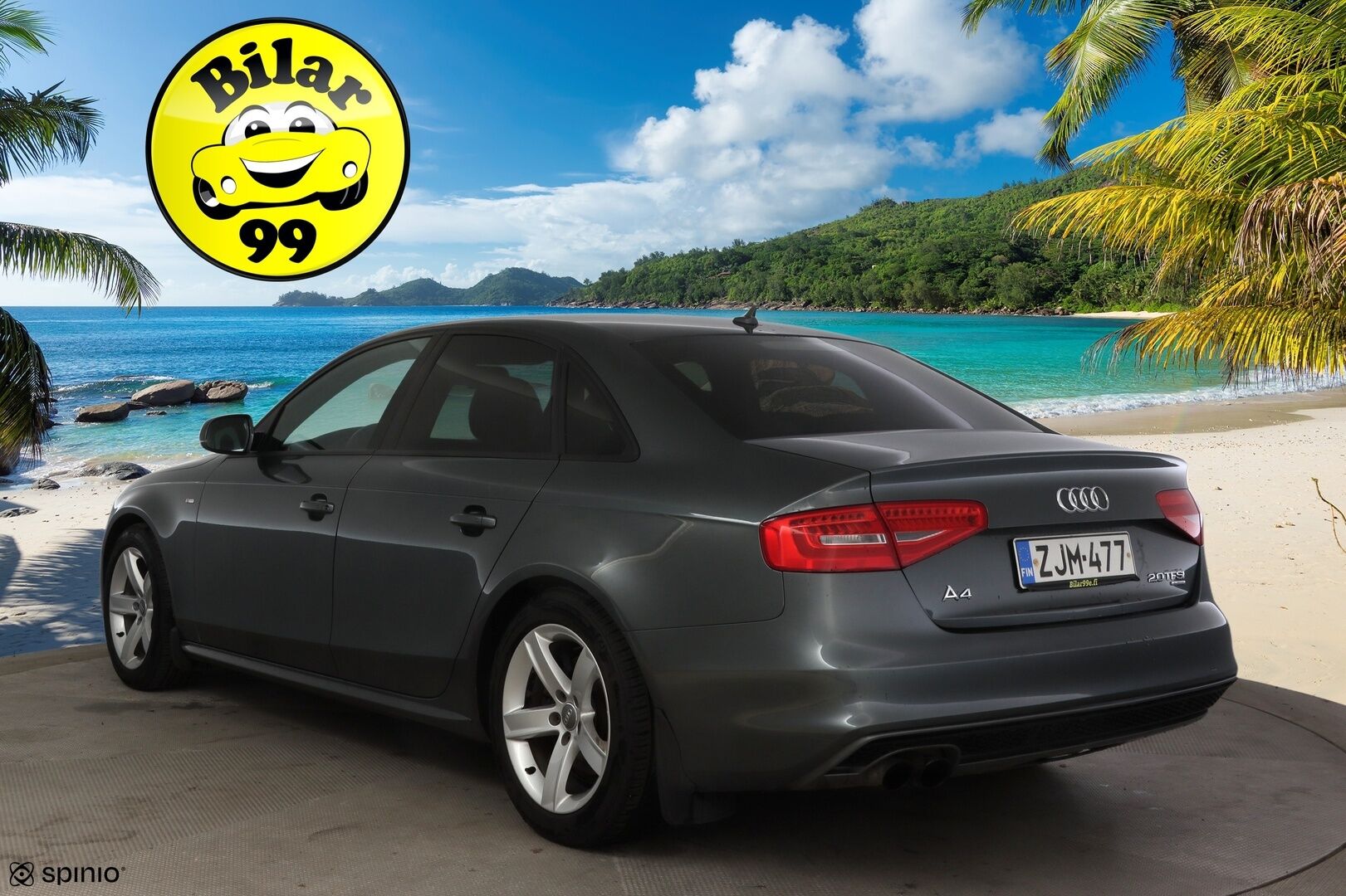 Audi A4 2013 Sedan LE 2,0 TFSI 155 kW quattro S tronic S-Line * Sporttipenkit / Vetokoukku / Navi / S-Line sisä- ja ulkopaketti * - * Suomi-auto / Hyvin huollettu / 2x Renkaat ja aluvanteet / Lohkolämmitin ja sisätilalämmitin *