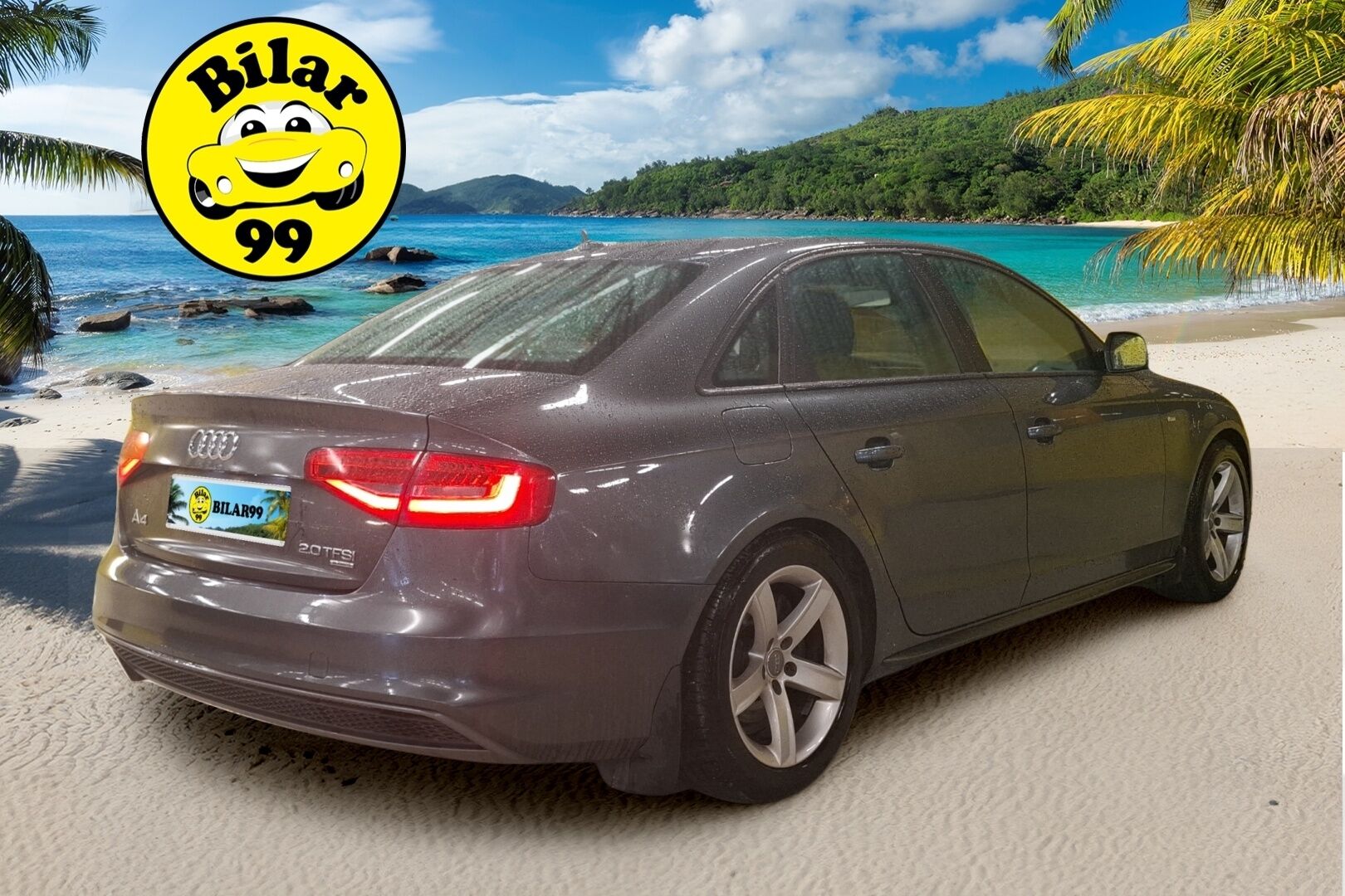Audi A4 2013 Sedan LE 2,0 TFSI 155 kW quattro S tronic S-Line * Sporttipenkit / Vetokoukku / Navi / S-Line sisä- ja ulkopaketti * - * Suomi-auto / Hyvin huollettu / 2x Renkaat ja aluvanteet / Lohkolämmitin ja sisätilalämmitin *