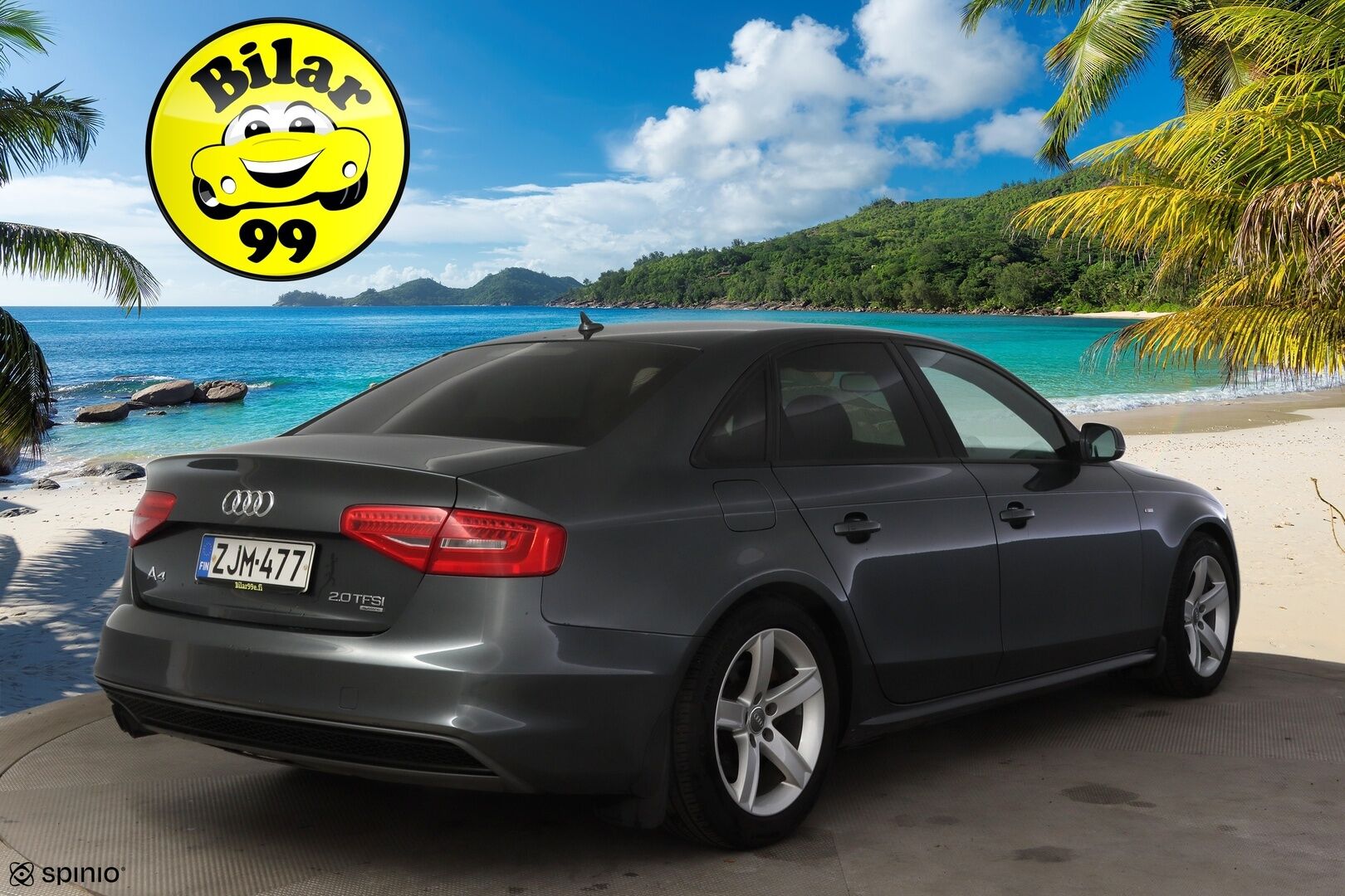 Audi A4 2013 Sedan LE 2,0 TFSI 155 kW quattro S tronic S-Line * Sporttipenkit / Vetokoukku / Navi / S-Line sisä- ja ulkopaketti * - * Suomi-auto / Hyvin huollettu / 2x Renkaat ja aluvanteet / Lohkolämmitin ja sisätilalämmitin *