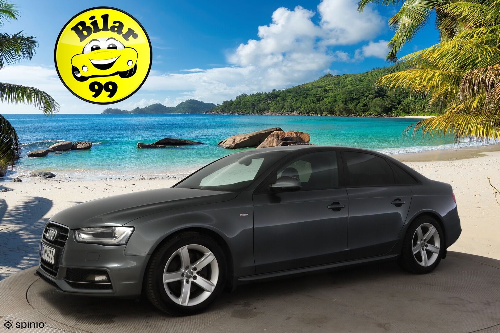 Audi A4 2013 Sedan LE 2,0 TFSI 155 kW quattro S tronic S-Line * Sporttipenkit / Vetokoukku / Navi / S-Line sisä- ja ulkopaketti * - * Suomi-auto / Hyvin huollettu / 2x Renkaat ja aluvanteet / Lohkolämmitin ja sisätilalämmitin *