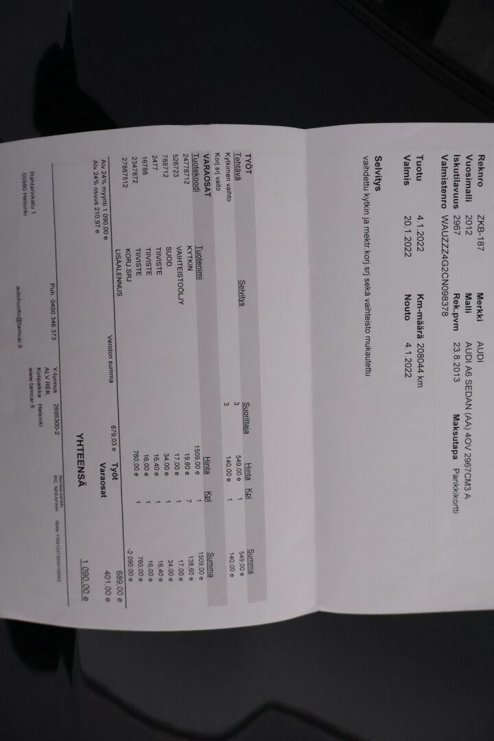 Audi A6 2012 Sedan 3,0 V6 TDI 180 kW quattro S tronic Start-Stop * YritysOutlet - Myydään vain yrityksille * - ** Webasto / Bose / Kattoluukku / Nahkasisusta / Navi / RS-Look **