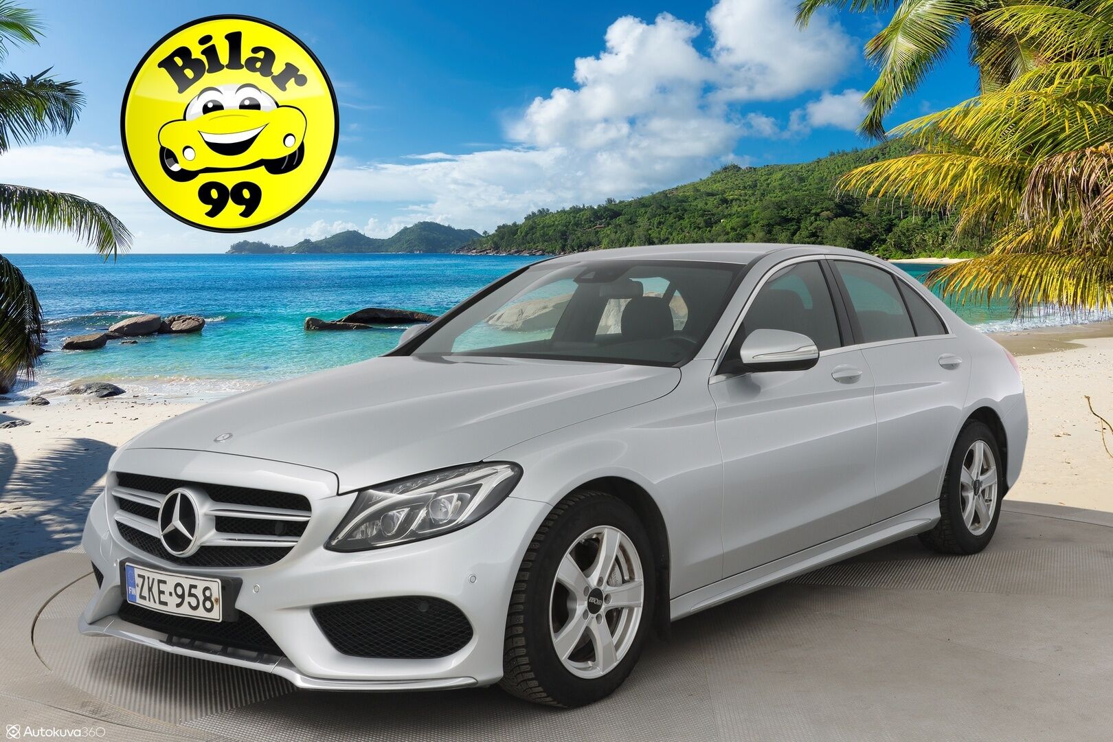 Mercedes-Benz C 2014 220 BlueTec Premium Business AMG Styling - Suomi-auto / ILS / Nahkasisusta / P-Tutkat
