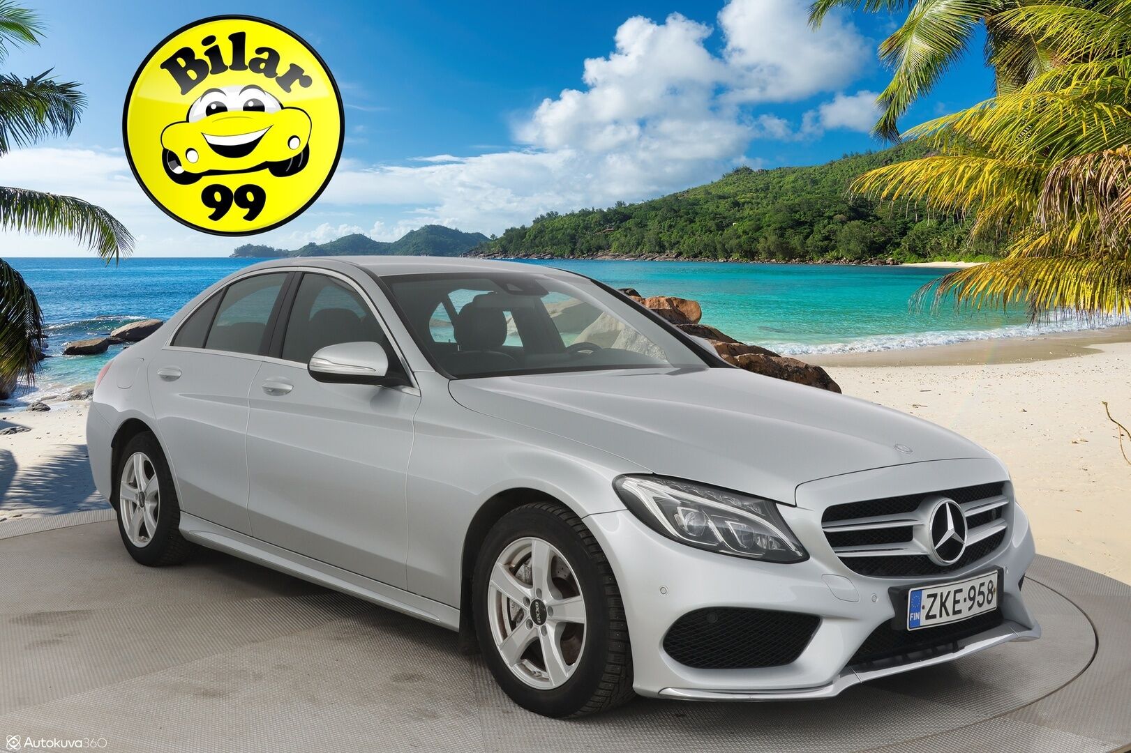 Mercedes-Benz C 2014 220 BlueTec Premium Business AMG Styling - Suomi-auto / ILS / Nahkasisusta / P-Tutkat