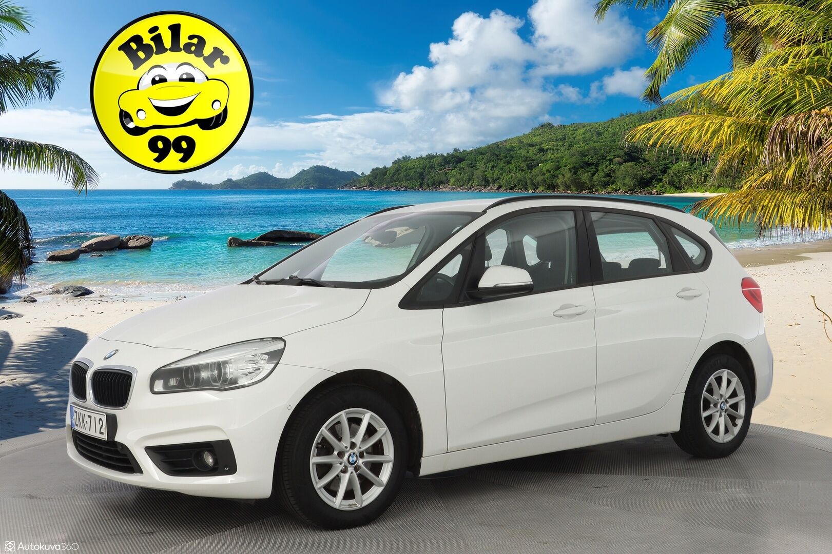 BMW 218 2015 F45 Active Tourer 218i Business *Vakkari / Lohko / S.kontti / Keyless / Tutkat / S.Penkit* - Suomi-Auto / Juuri huollettu / Kahdet vanteet / Seuraava katsastus 4/26