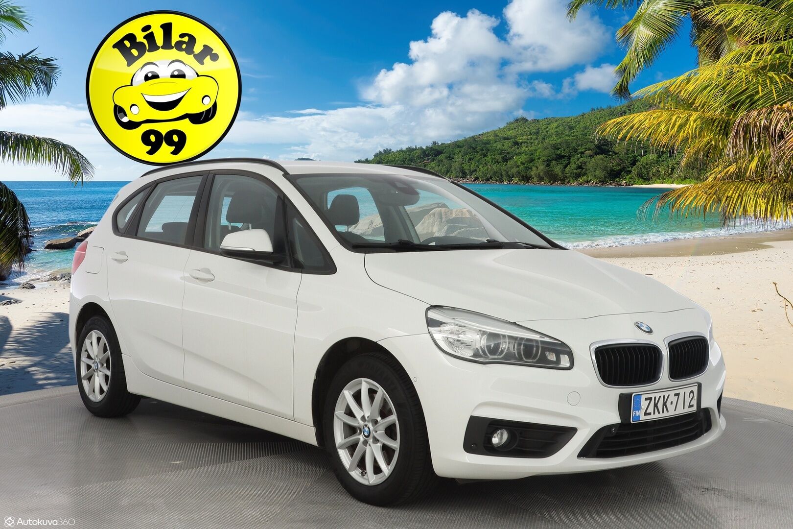 BMW 218 2015 F45 Active Tourer 218i Business *Vakkari / Lohko / S.kontti / Keyless / Tutkat / S.Penkit* - Suomi-Auto / Juuri huollettu / Kahdet vanteet / Seuraava katsastus 4/26