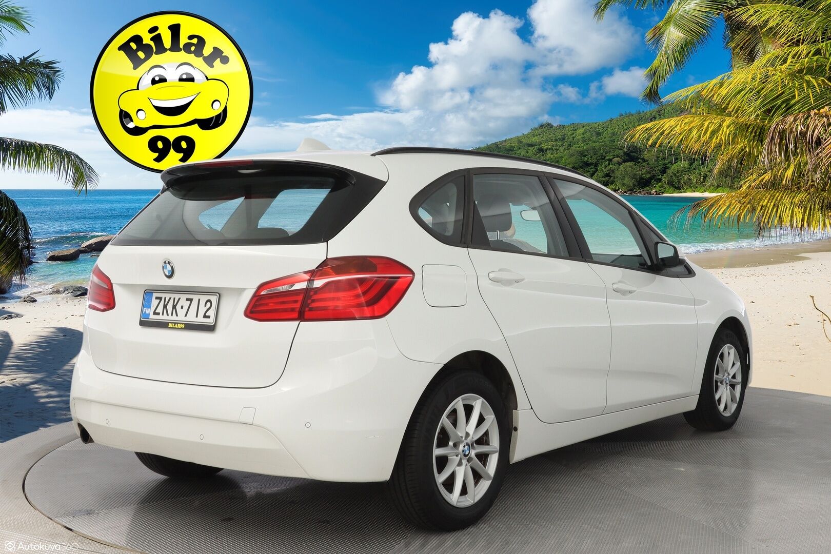 BMW 218 2015 F45 Active Tourer 218i Business *Vakkari / Lohko / S.kontti / Keyless / Tutkat / S.Penkit* - Suomi-Auto / Juuri huollettu / Kahdet vanteet / Seuraava katsastus 4/26