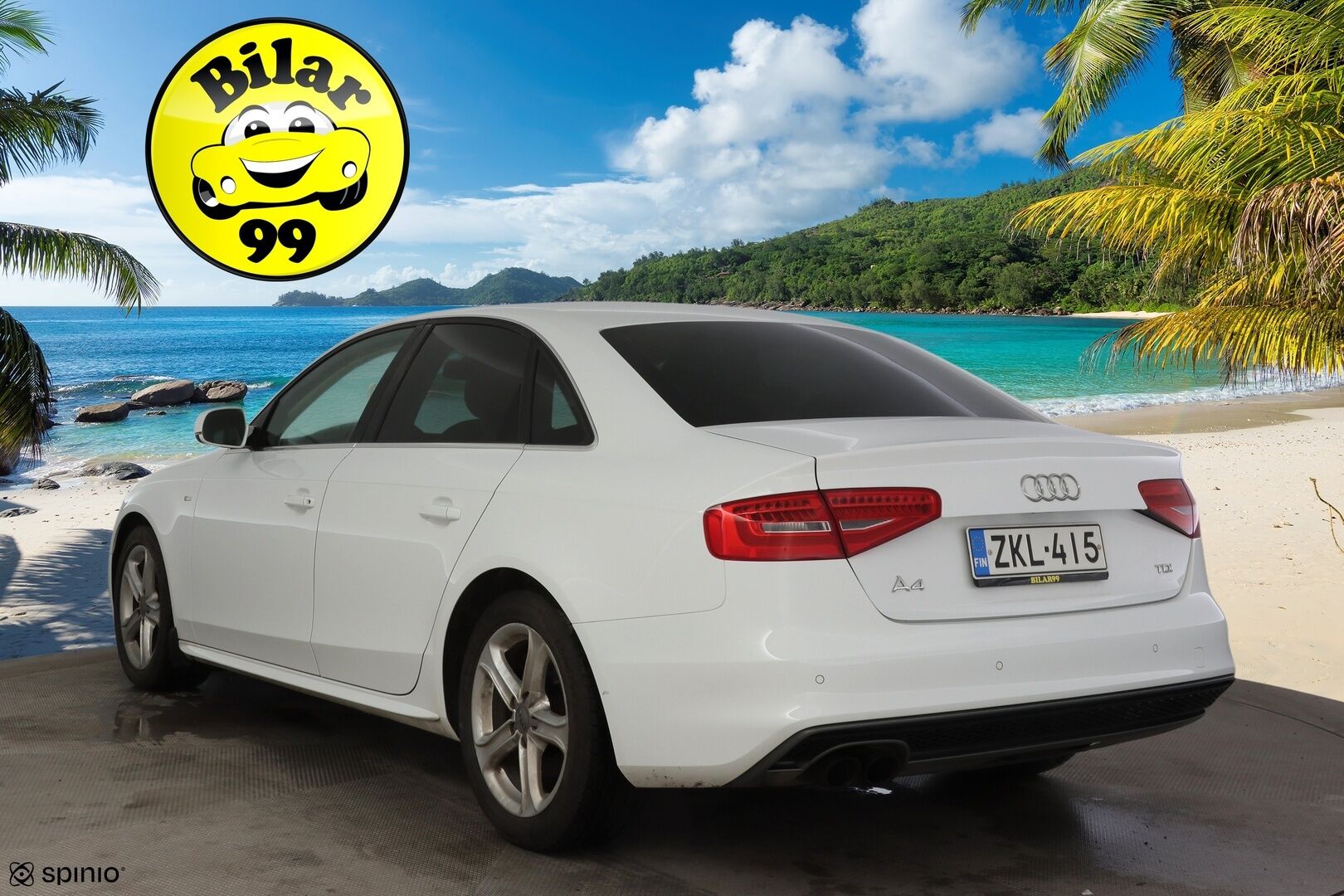 Audi A4 2015 Sedan Business Sport 2,0 TDI 110 kW * / Webasto / Tutkat / Bang & Olufsen / Nahkat / Xenon / Vakkari / Suomi-auto / * - Siisti suomi-auto webastolla / Sport suspension