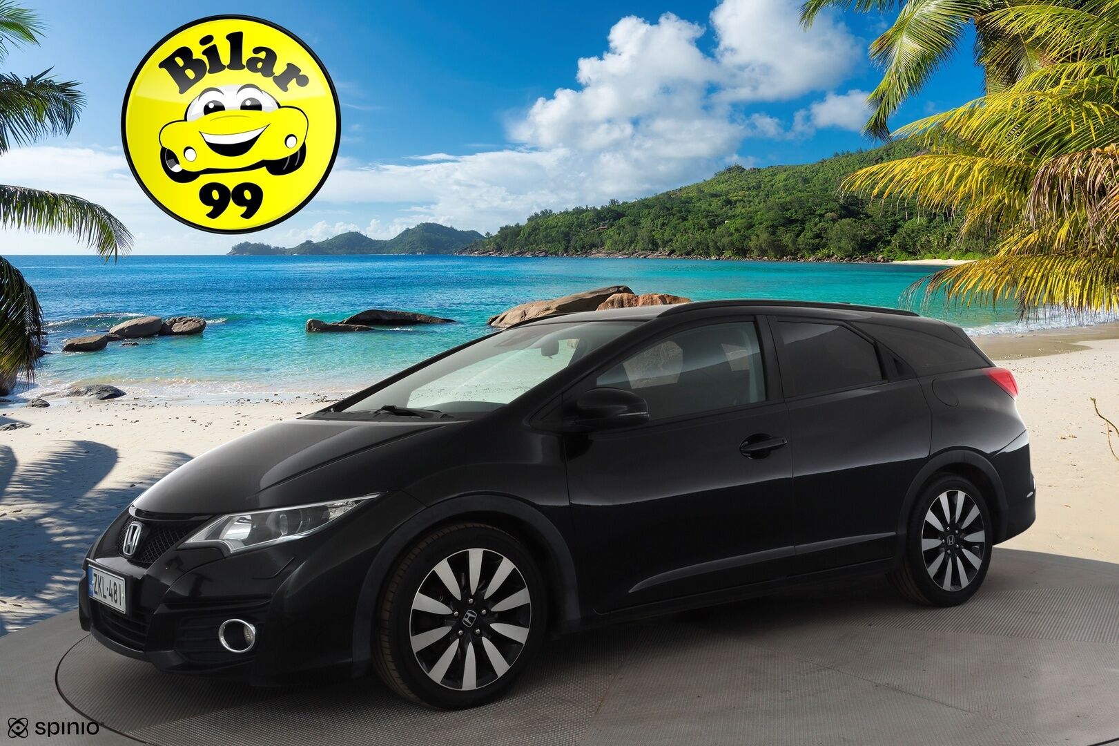 Honda Civic 2015 Tourer 1,8i Elegance * 1.Om Suomi-auto / Vakkari / P.kamera / Bluetooth * - *2x Renkaat ja vanteet / Hyvä huoltohistoria!*