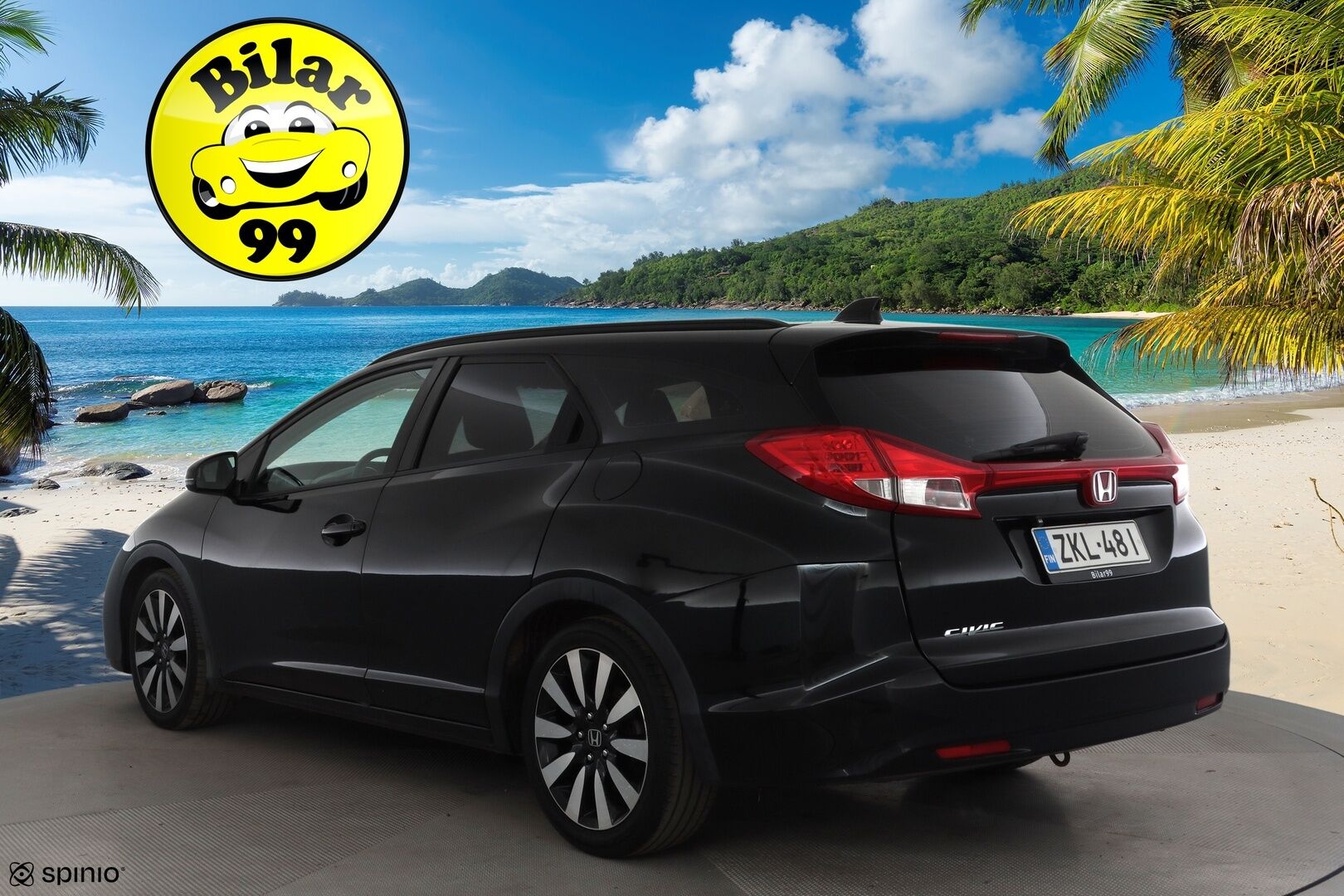 Honda Civic 2015 Tourer 1,8i Elegance * 1.Om Suomi-auto / Vakkari / P.kamera / Bluetooth * - *2x Renkaat ja vanteet / Hyvä huoltohistoria!*