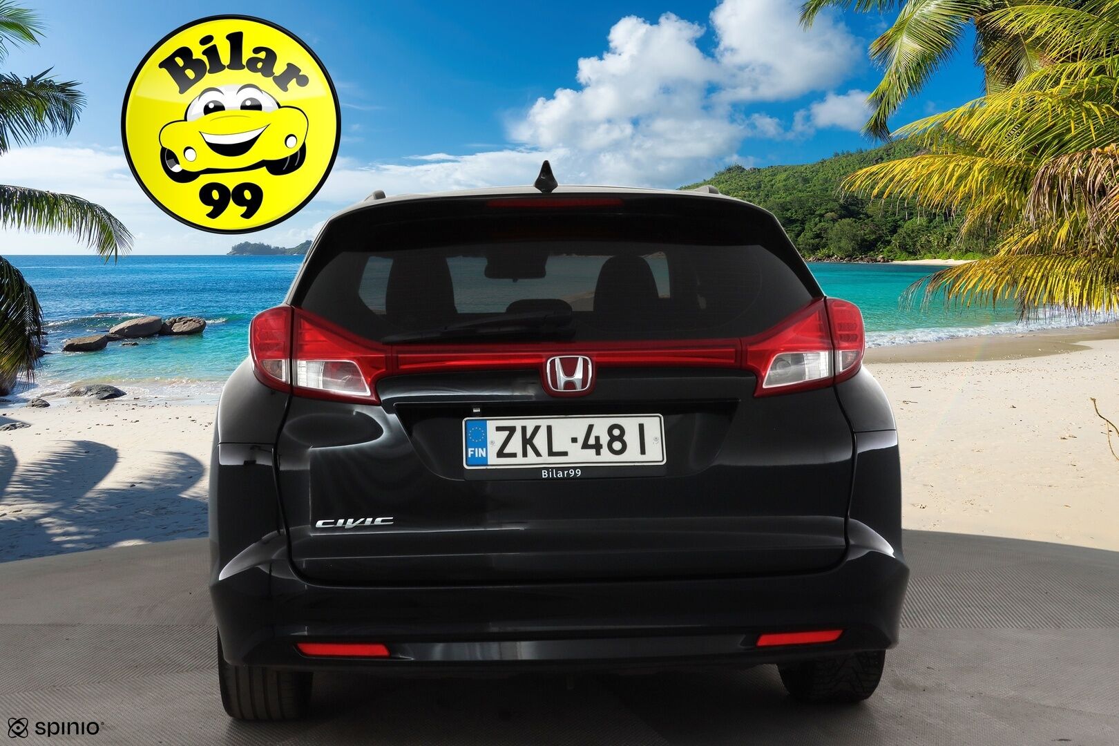 Honda Civic 2015 Tourer 1,8i Elegance * 1.Om Suomi-auto / Vakkari / P.kamera / Bluetooth * - *2x Renkaat ja vanteet / Hyvä huoltohistoria!*