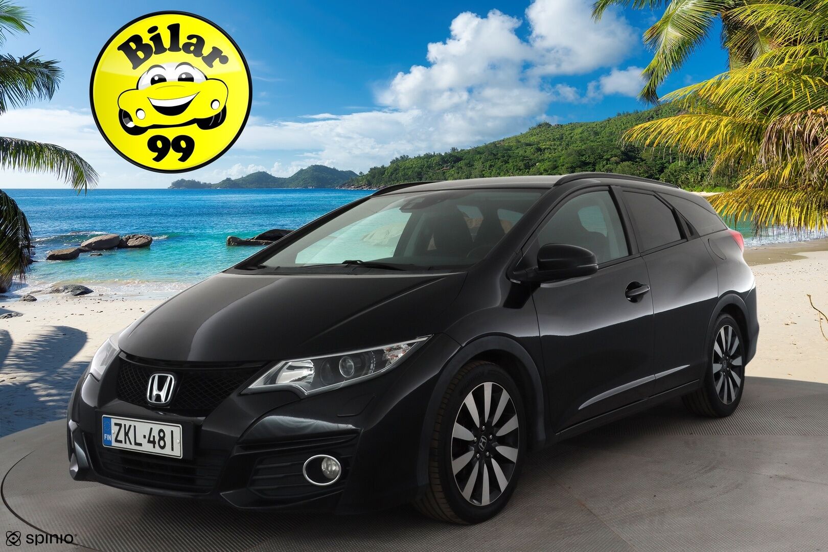 Honda Civic 2015 Tourer 1,8i Elegance * 1.Om Suomi-auto / Vakkari / P.kamera / Bluetooth * - *2x Renkaat ja vanteet / Hyvä huoltohistoria!*