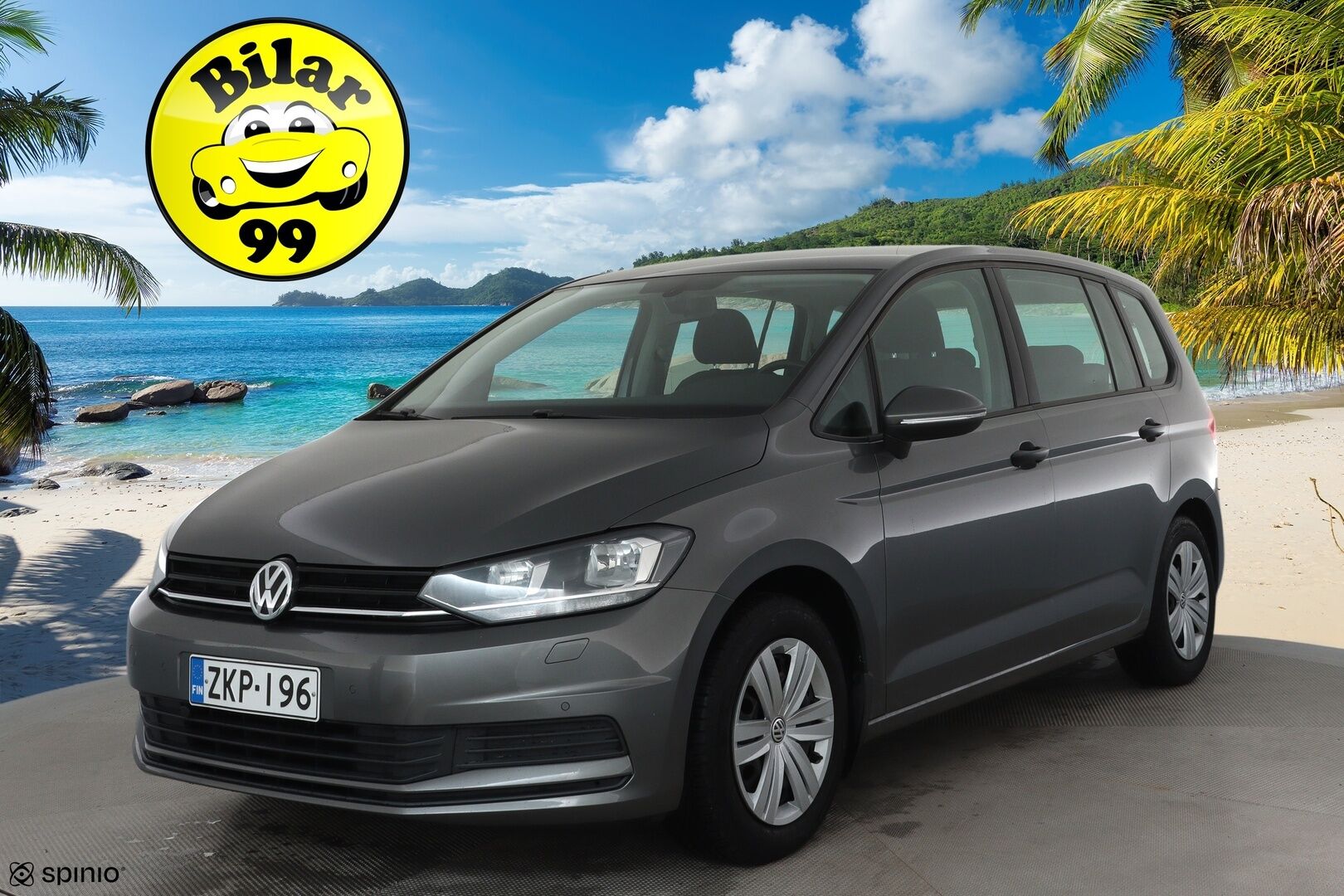 Volkswagen Touran 2016 Trendline 1,2 TSI 81 kW (110 hv) 7-Paikkainen * Suomiauto / Vetokoukku / Vakkari / Lohko & Sisäpistoke / Apple&Android - Kahdet Renkaat / 7-Paikkainen / Juuri tullut Tampereelle! - Osta nyt, maksa vasta ensi vuonna