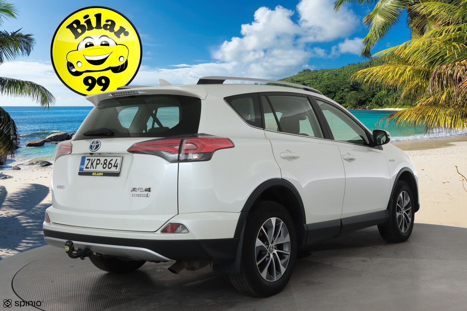 Toyota RAV4 2016 2,5 Hybrid FWD Active **Adapt.vakkari / P.kamera / LED / Navi / KeylessGo / Koukku / Lohkolämmitin** - Suomi-auto / Merkkihuollettu / Kahdet renkaat aluvanteilla 