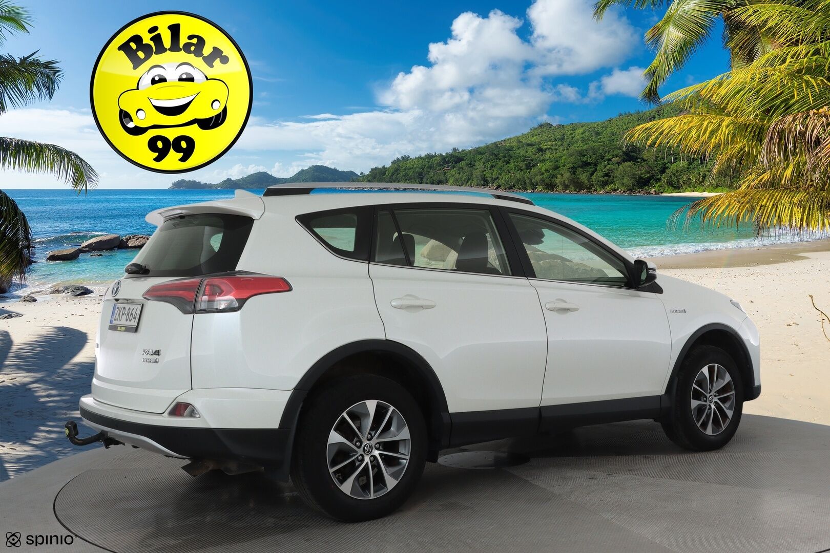 Toyota RAV4 2016 2,5 Hybrid FWD Active **Adapt.vakkari / P.kamera / LED / Navi / KeylessGo / Koukku / Lohkolämmitin** - Suomi-auto / Merkkihuollettu / Kahdet renkaat aluvanteilla 