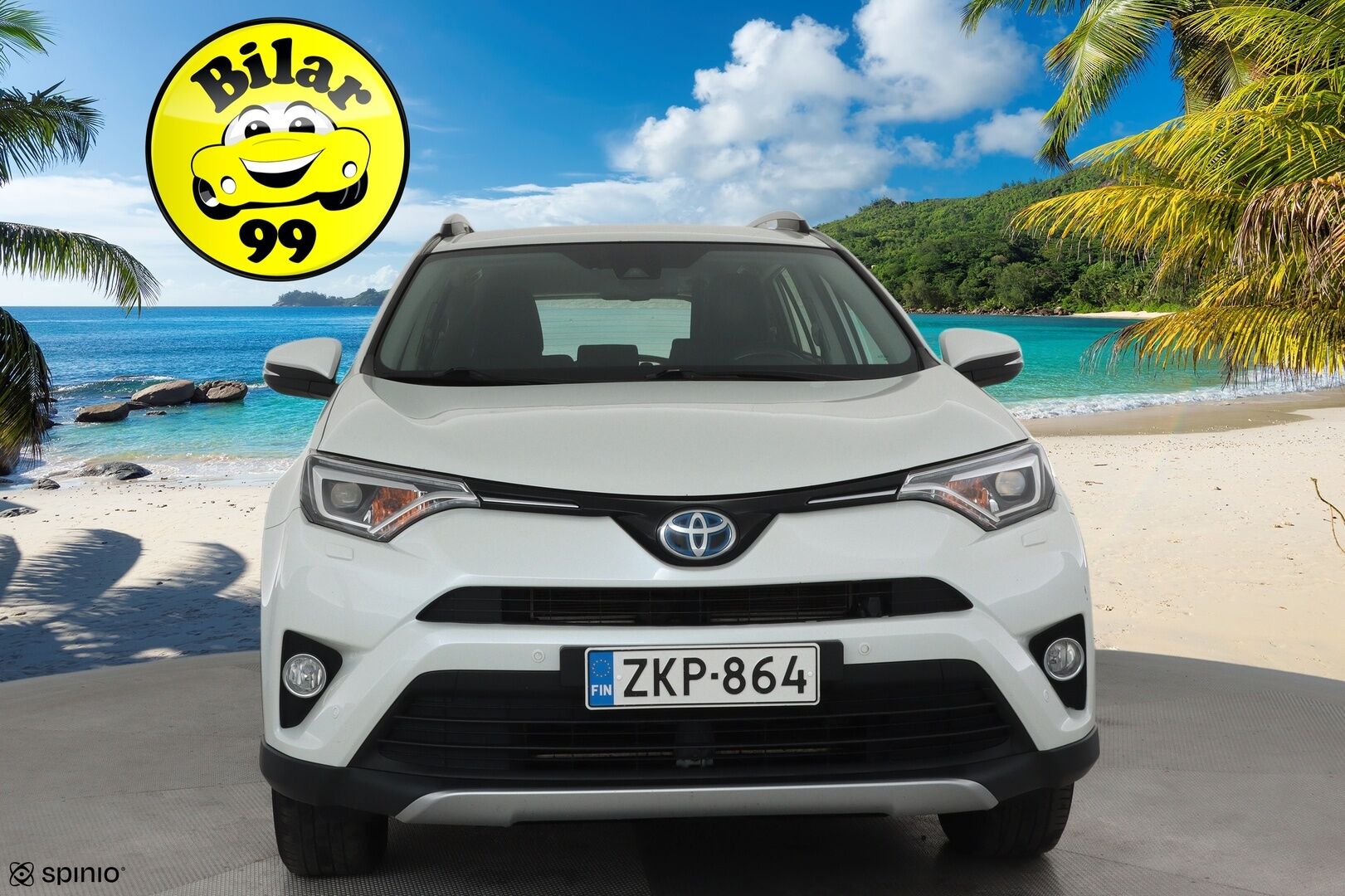 Toyota RAV4 2016 2,5 Hybrid FWD Active **Adapt.vakkari / P.kamera / LED / Navi / KeylessGo / Koukku / Lohkolämmitin** - Suomi-auto / Merkkihuollettu / Kahdet renkaat aluvanteilla 