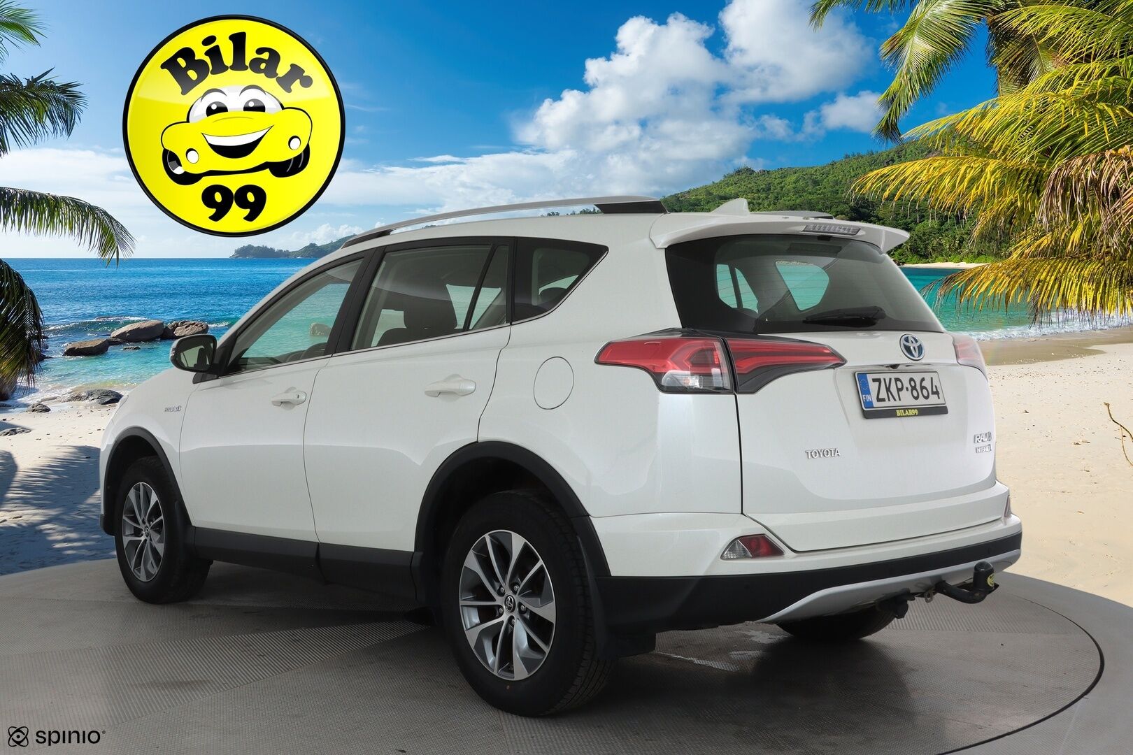 Toyota RAV4 2016 2,5 Hybrid FWD Active **Adapt.vakkari / P.kamera / LED / Navi / KeylessGo / Koukku / Lohkolämmitin** - Suomi-auto / Merkkihuollettu / Kahdet renkaat aluvanteilla 