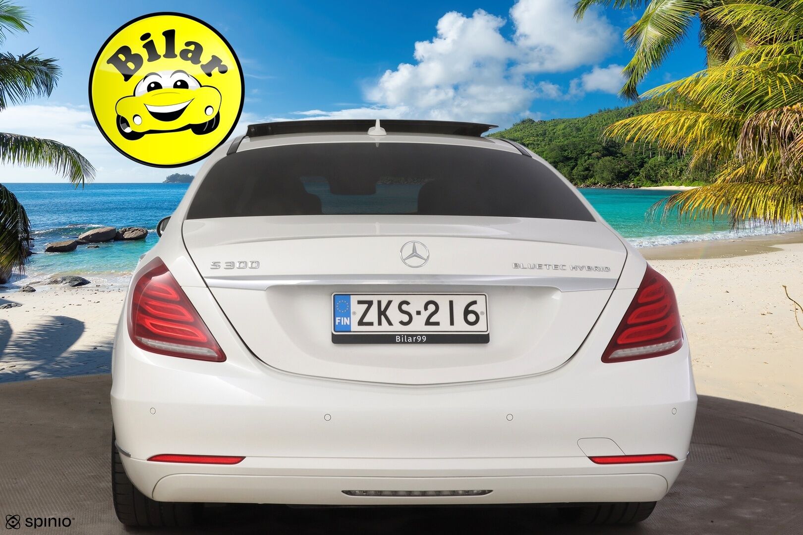 Mercedes-Benz S 2015 300 BlueTec Hybrid Lang - | DTR+Q | Imuovet | Night Vision | Burmester | 360° | Hierovat&Ilmastoidut ist. | Panorama | Takanäytöt | 2x Renkaat ja Vanteet | 