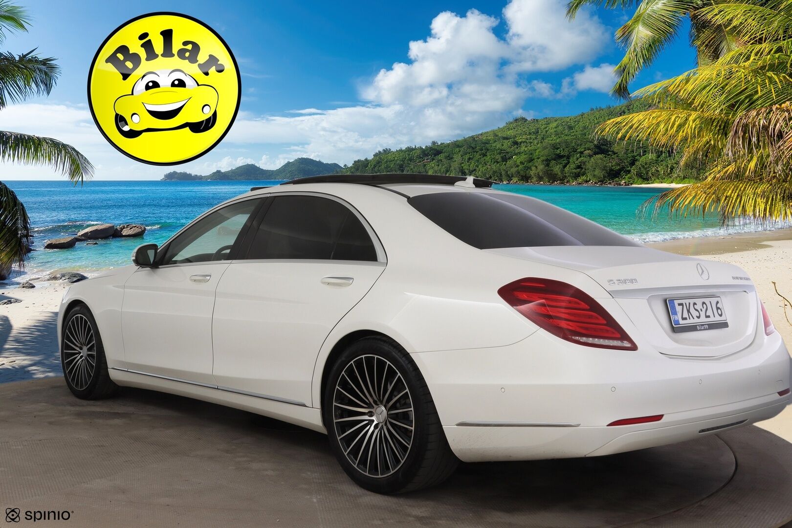 Mercedes-Benz S 2015 300 BlueTec Hybrid Lang - | DTR+Q | Imuovet | Night Vision | Burmester | 360° | Hierovat&Ilmastoidut ist. | Panorama | Takanäytöt | 2x Renkaat ja Vanteet | 
